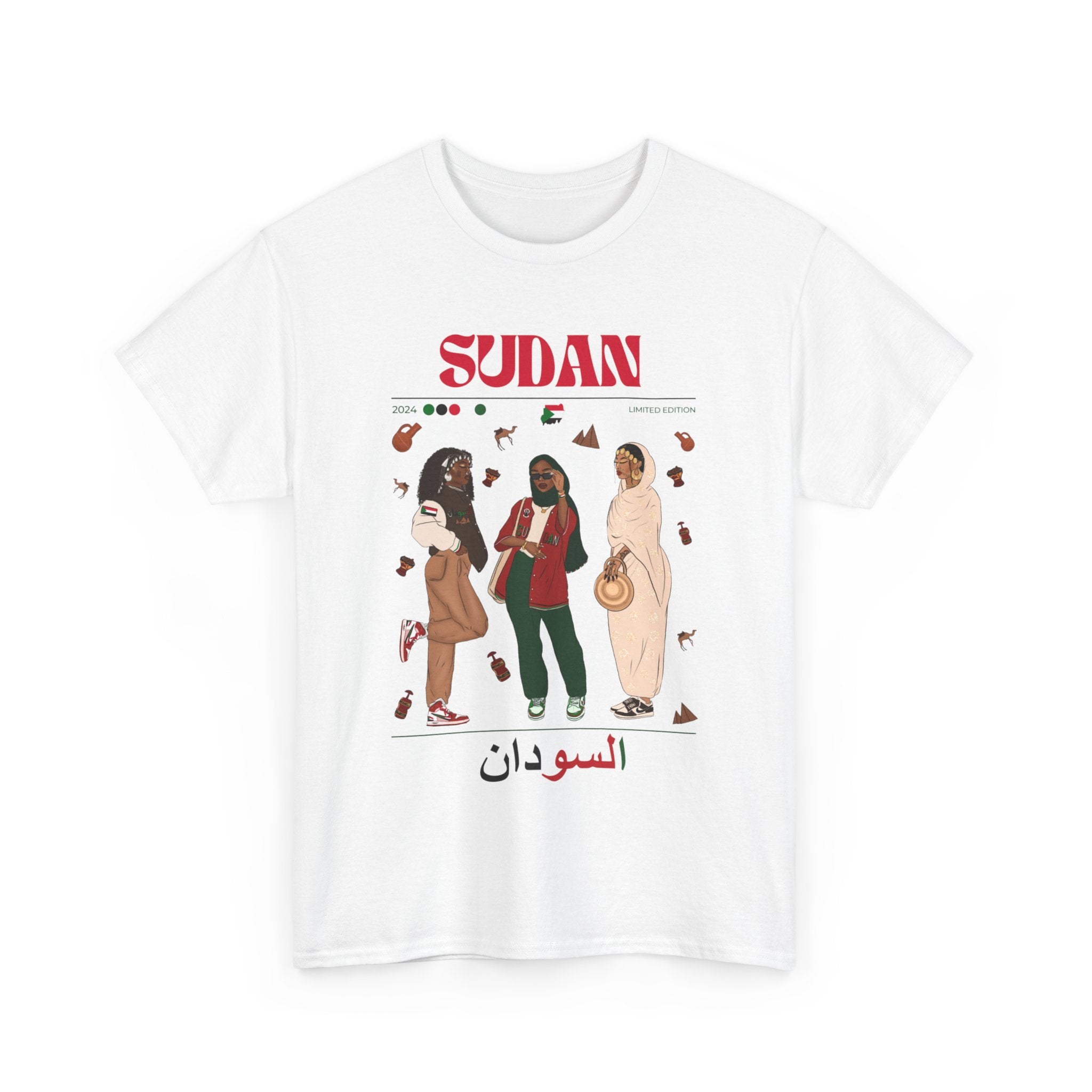 Sudan x Streetwear Series - Unisex Heavy Cotton Tee
