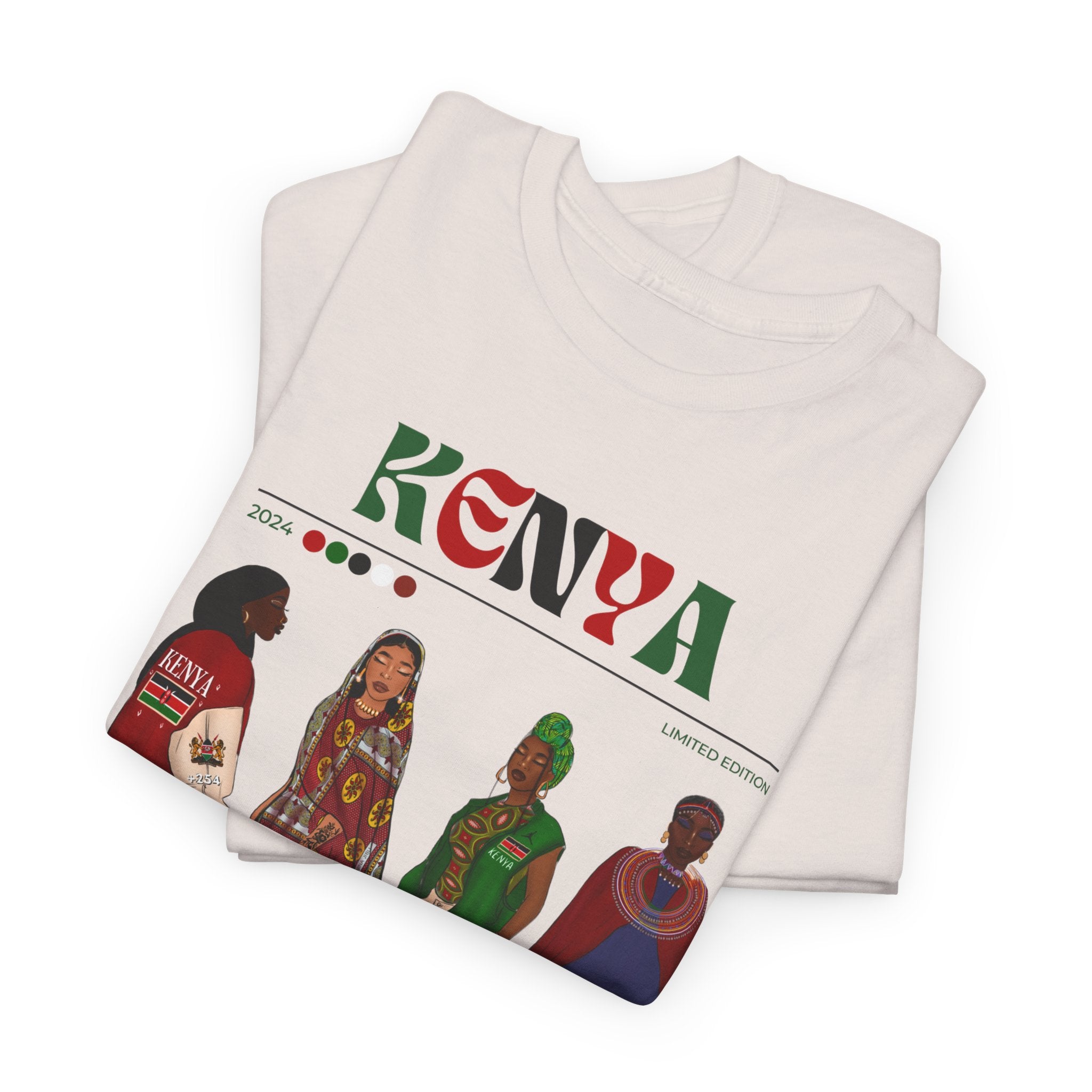 Kenya x Streetwear Series - Unisex Heavy Cotton Tee