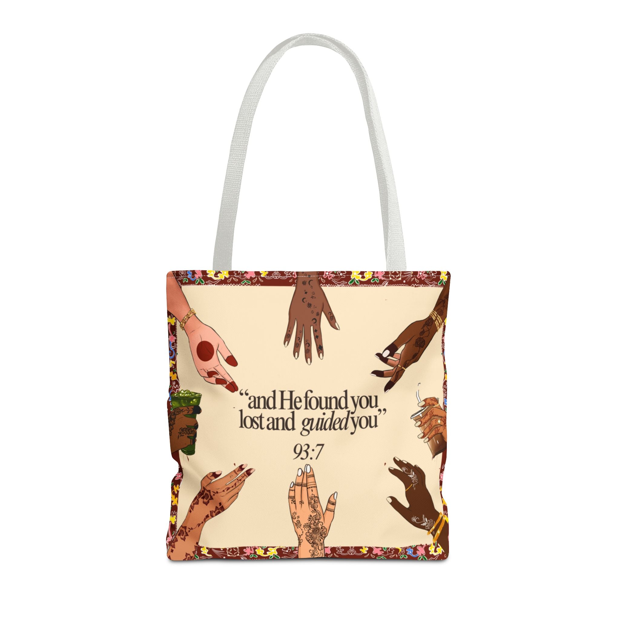 "And He Found You Lost & Guided You" - Tote Bag