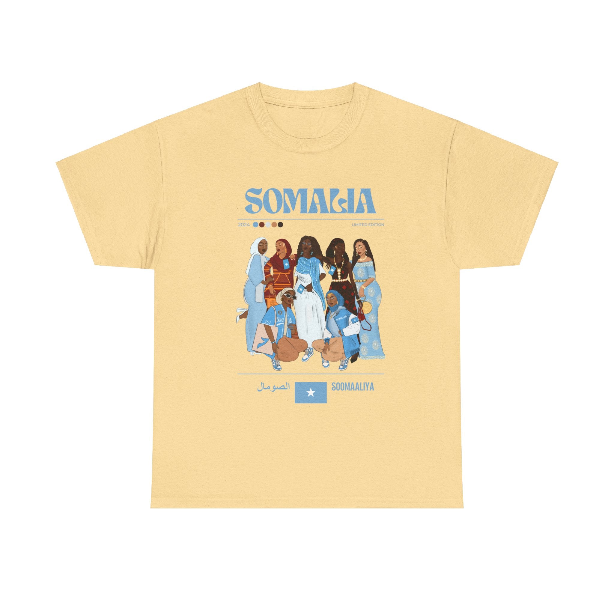 Somalia x Streetwear Series - Unisex Heavy Cotton Tee