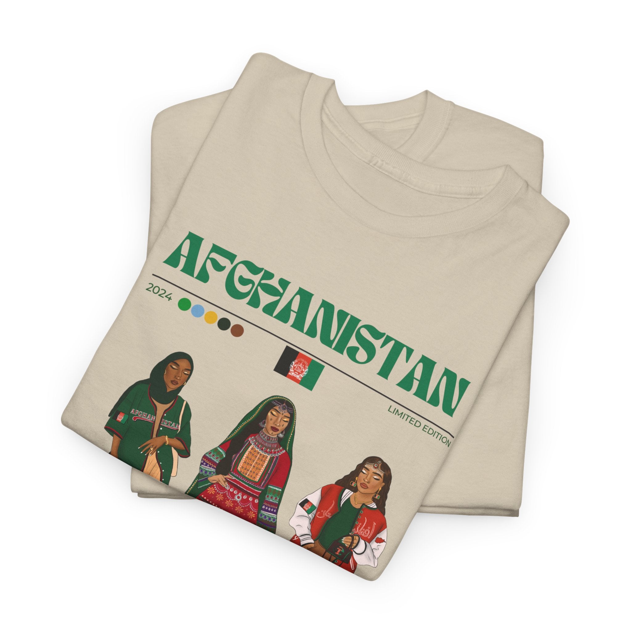 Afghanistan x Streetwear Series - Unisex Heavy Cotton Tee