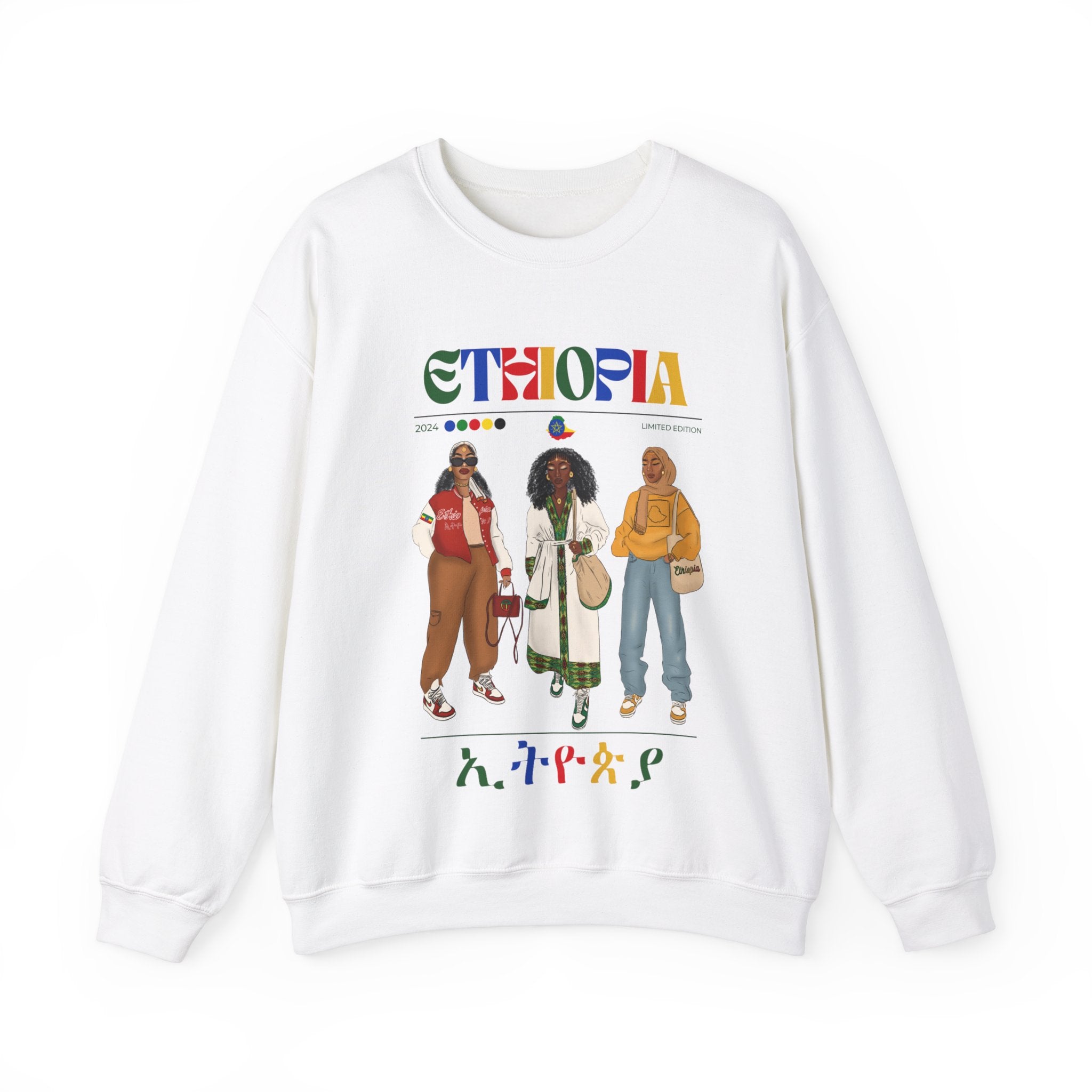 Ethiopia x Streetwear Series - Crewneck Sweatshirt