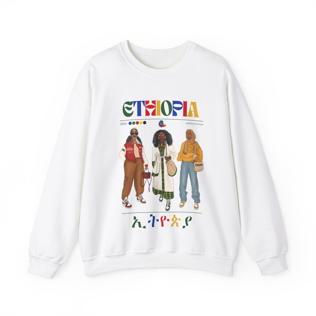 Ethiopia x Streetwear Series - Crewneck Sweatshirt