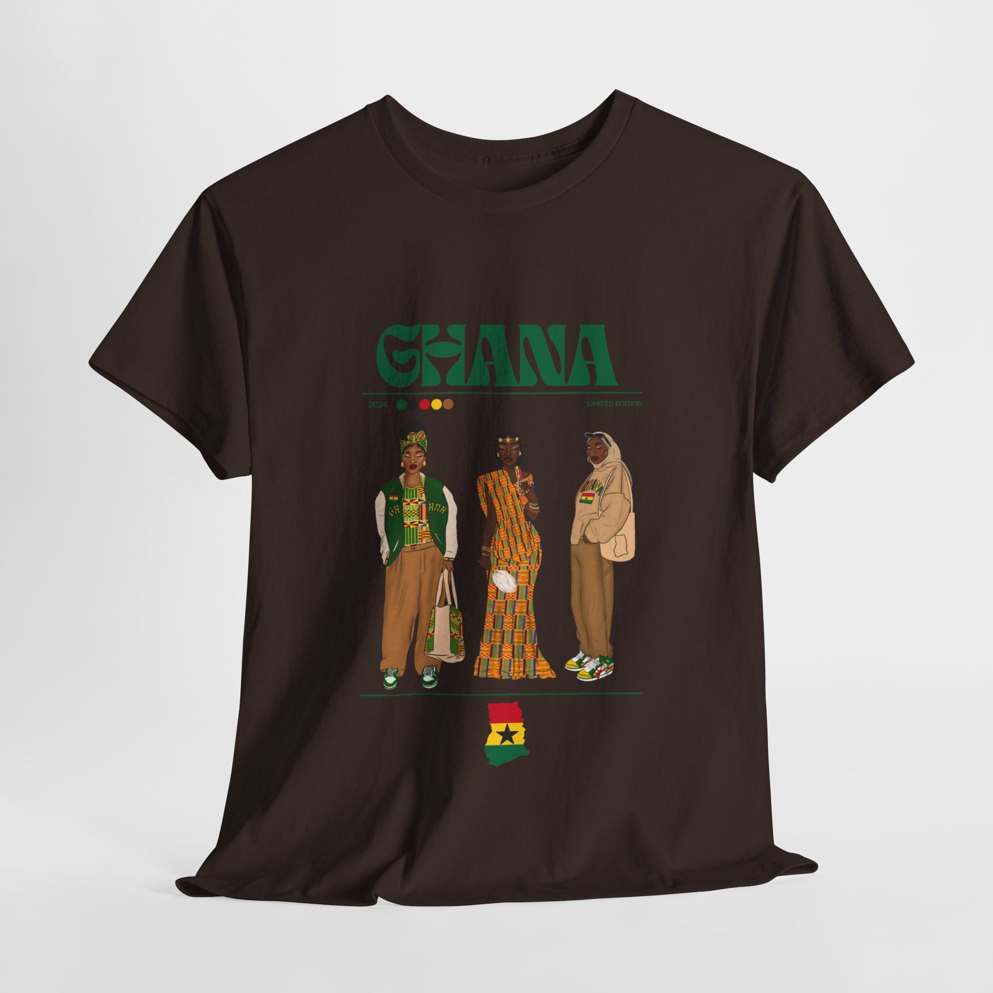 Ghana x Streetwear Series - Unisex Heavy Cotton Tee