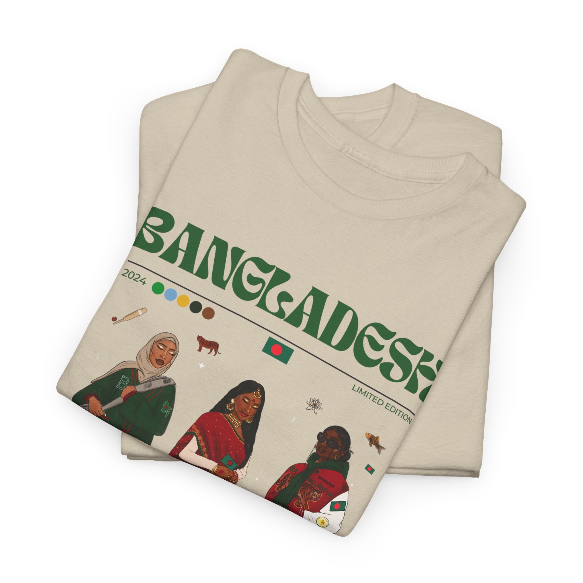 Bangladesh x Streetwear Series - Unisex Heavy Cotton Tee