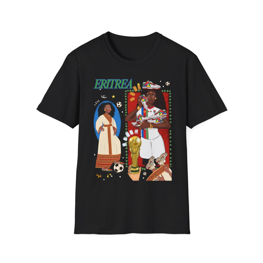 Eritrea FIFA World Cup Exclusive - Unisex Softstyle T-Shirt