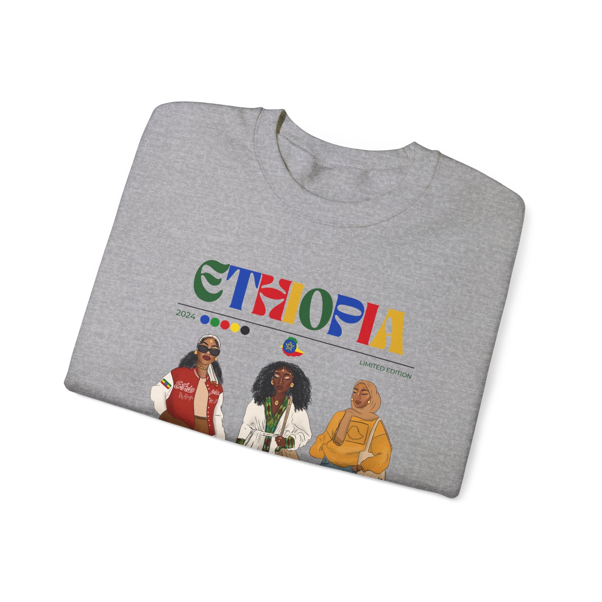 Ethiopia x Streetwear Series - Crewneck Sweatshirt