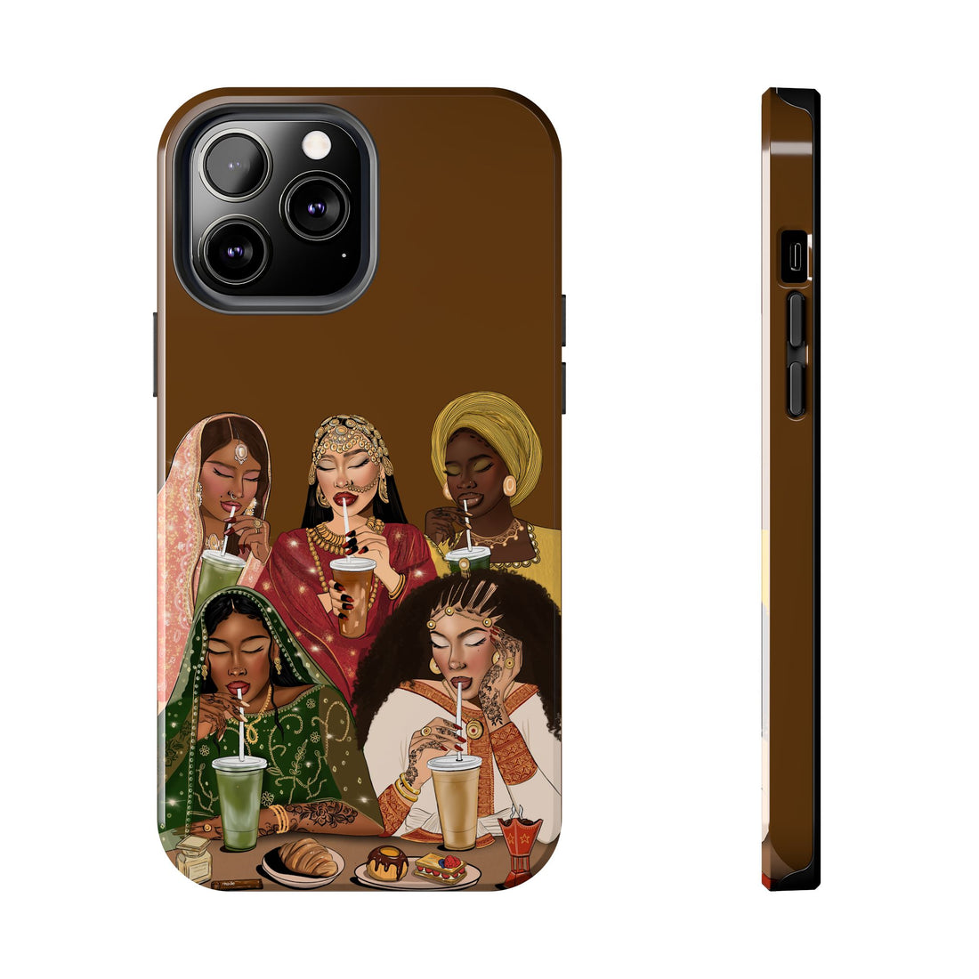 The Girls & Their Drinks - Tough Phone Cases
