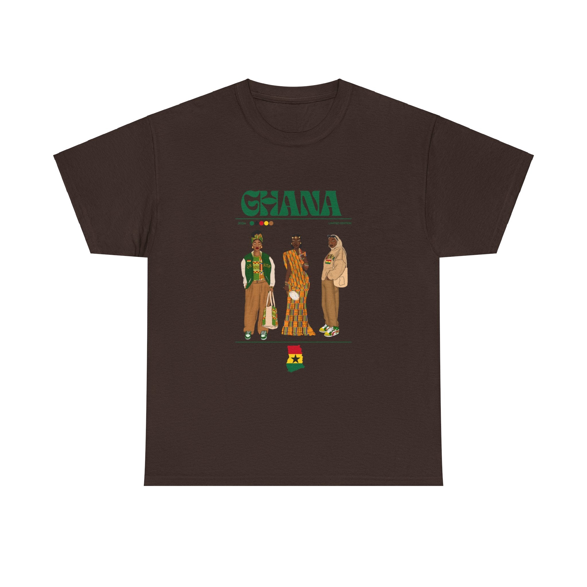 Ghana x Streetwear Series - Unisex Heavy Cotton Tee