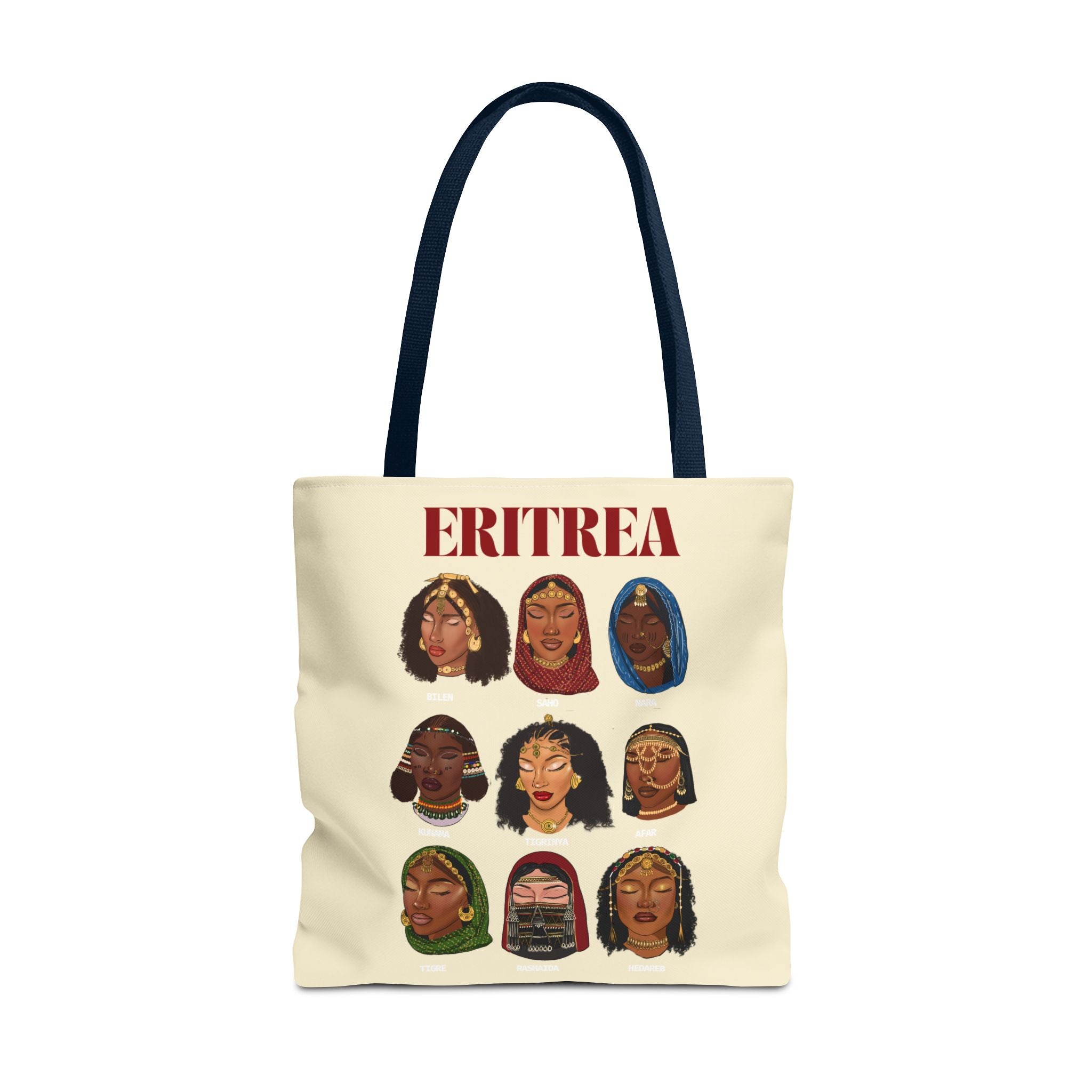 Eritrea Tribes Tote Bag - Cream