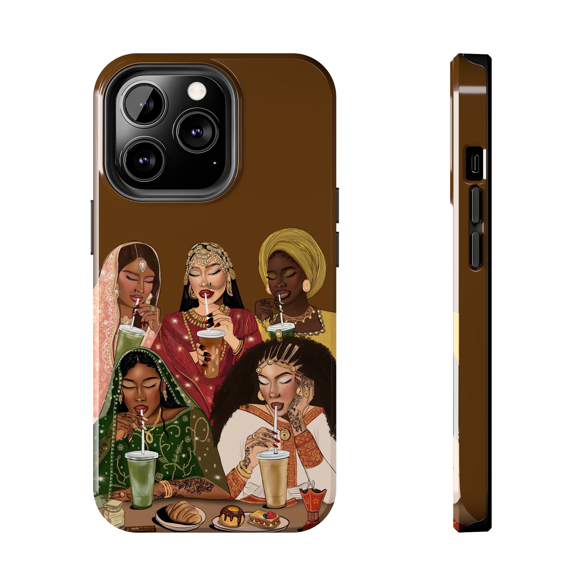The Girls & Their Drinks - Tough Phone Cases