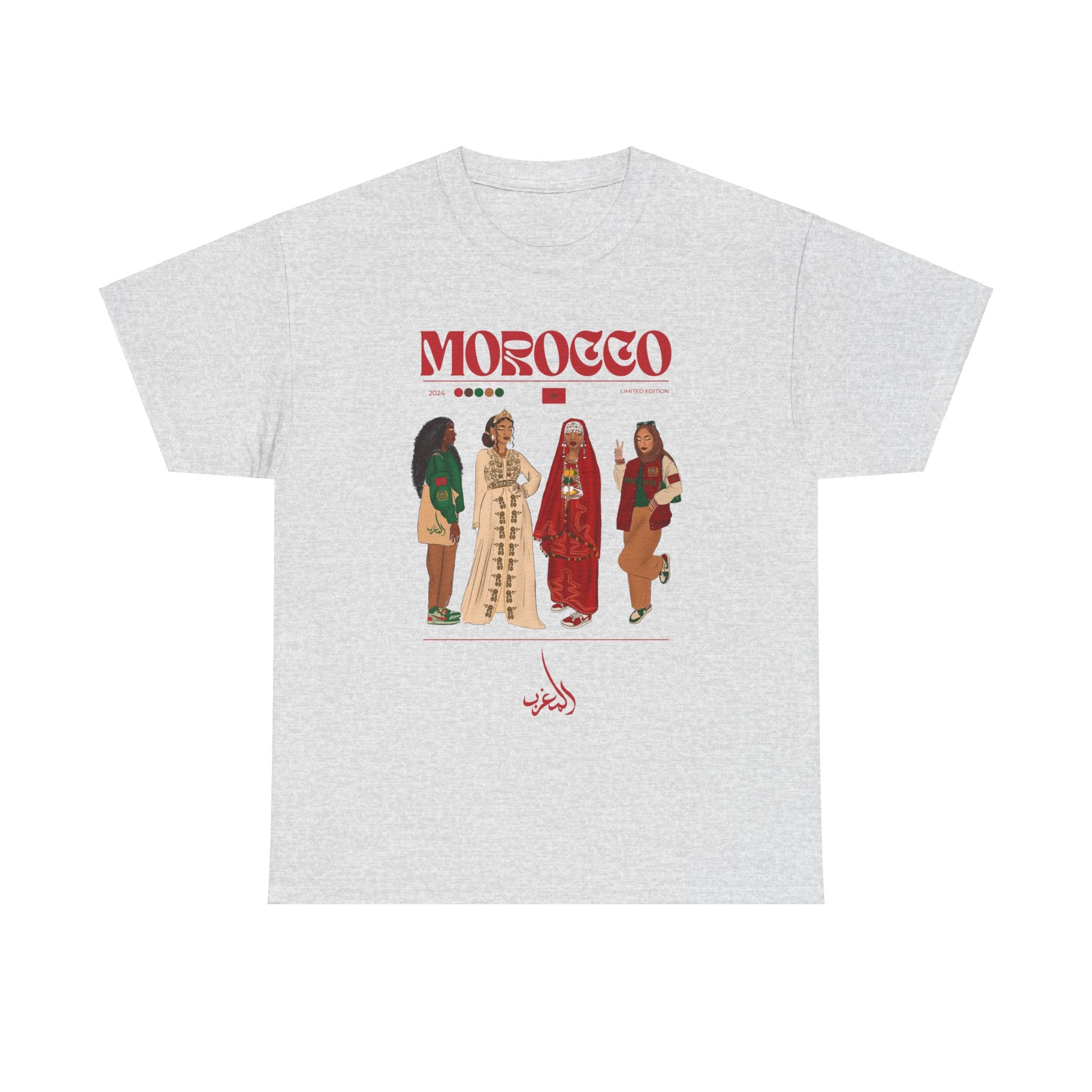 Morocco x Streetwear - Unisex Heavy Cotton Tee