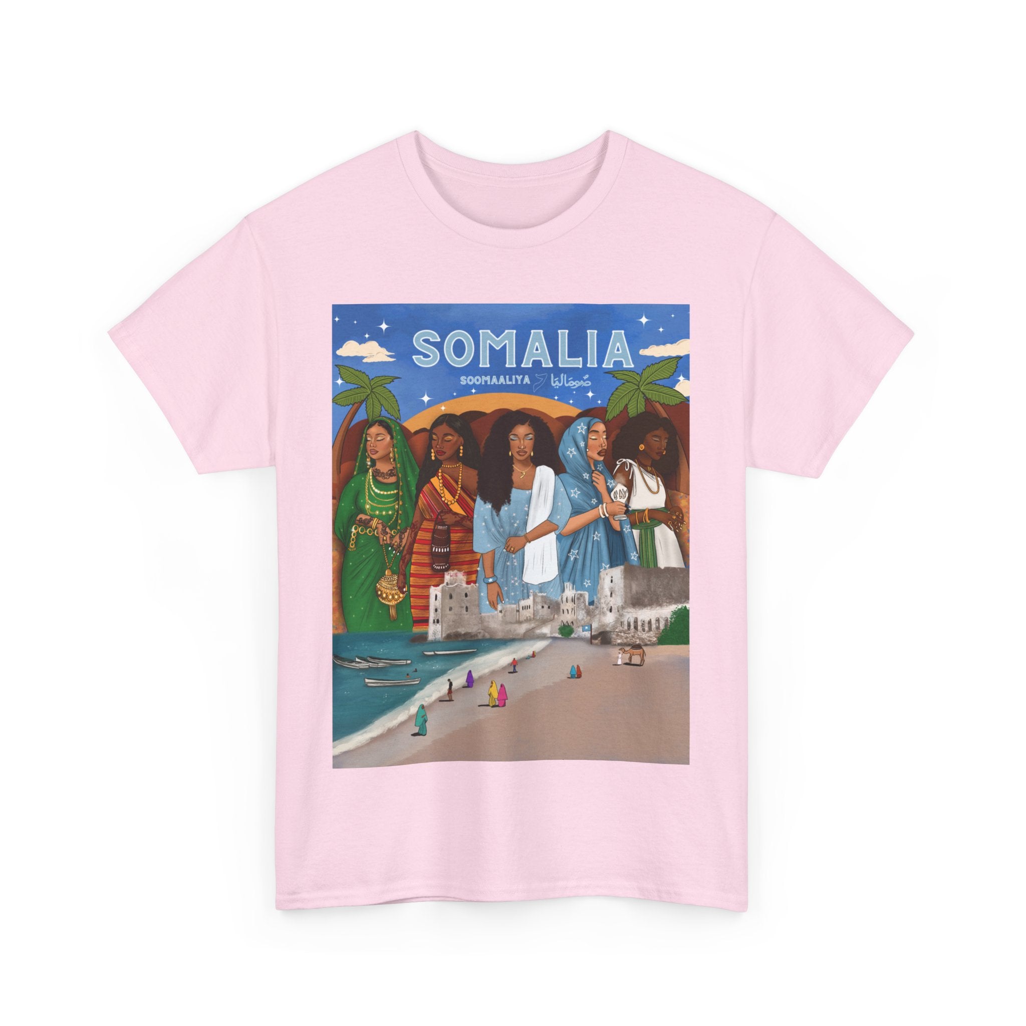 Somalia x Streetwear Series - Unisex Heavy Cotton Tee