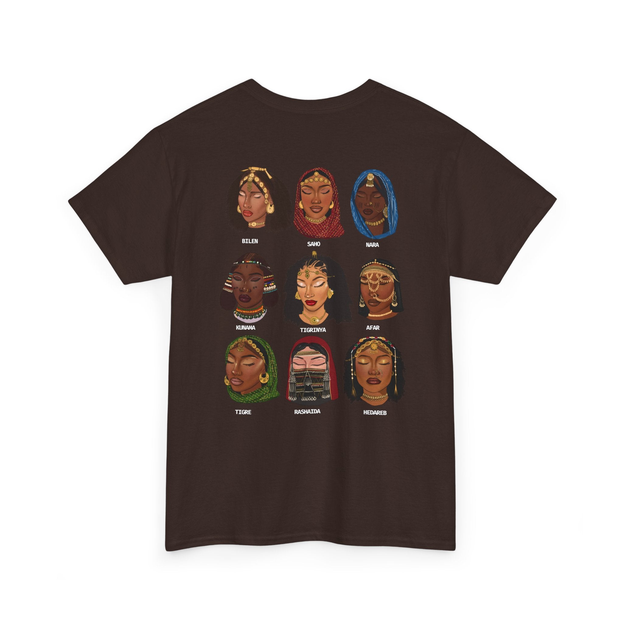 Eritrea Tribes - Unisex Heavy Cotton Tee