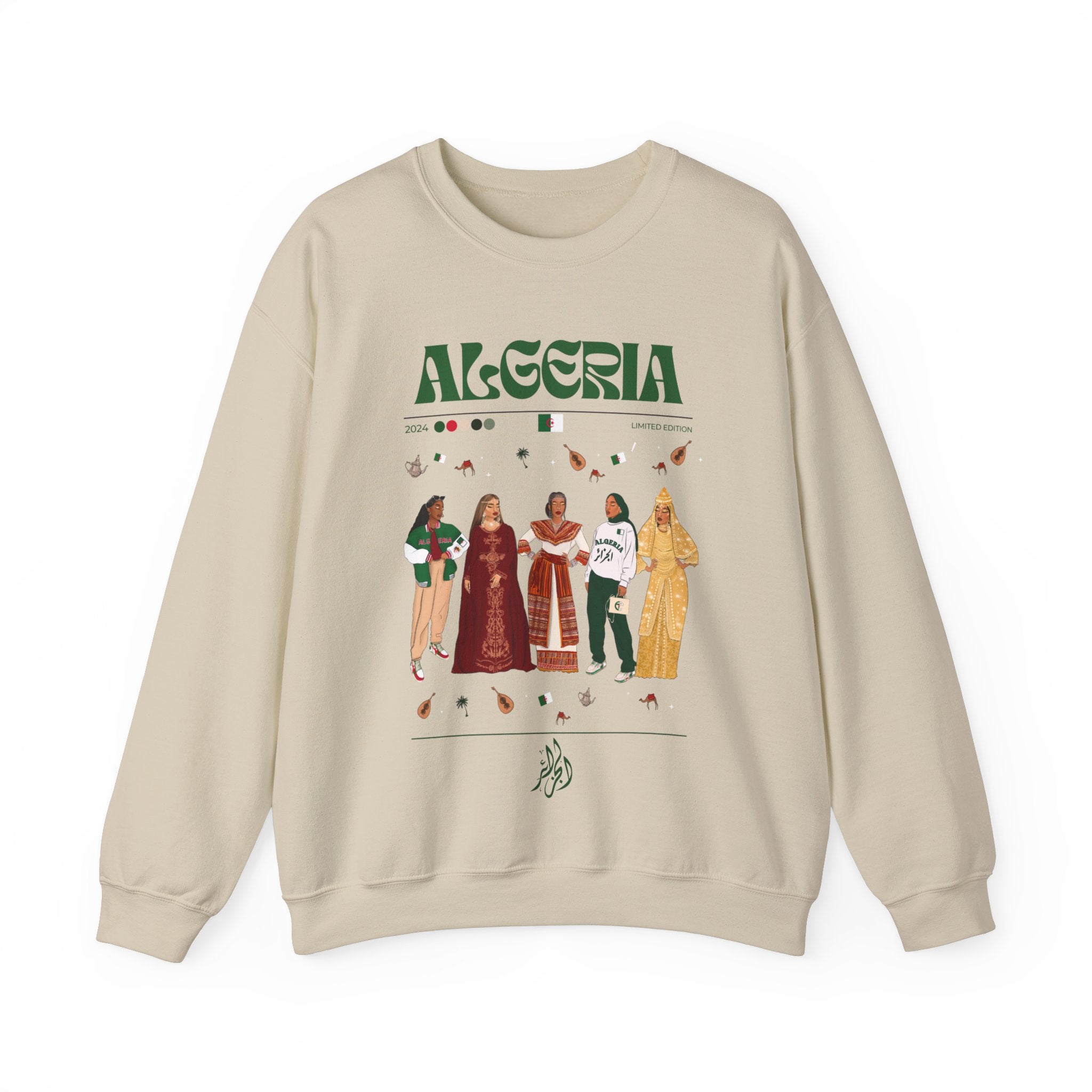 Algeria x Streetwear Series - Crewneck Sweatshirt