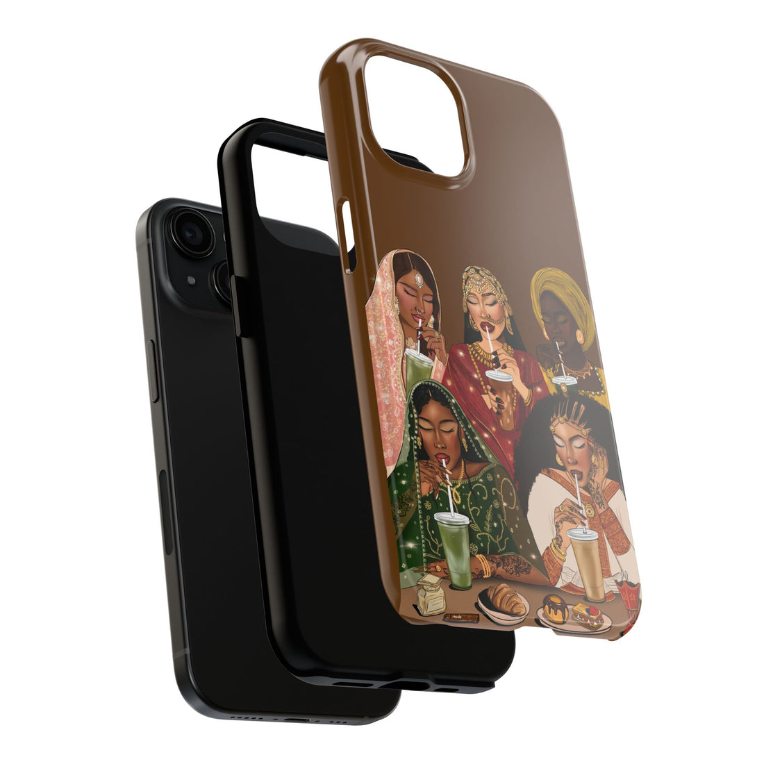 The Girls & Their Drinks - Tough Phone Cases