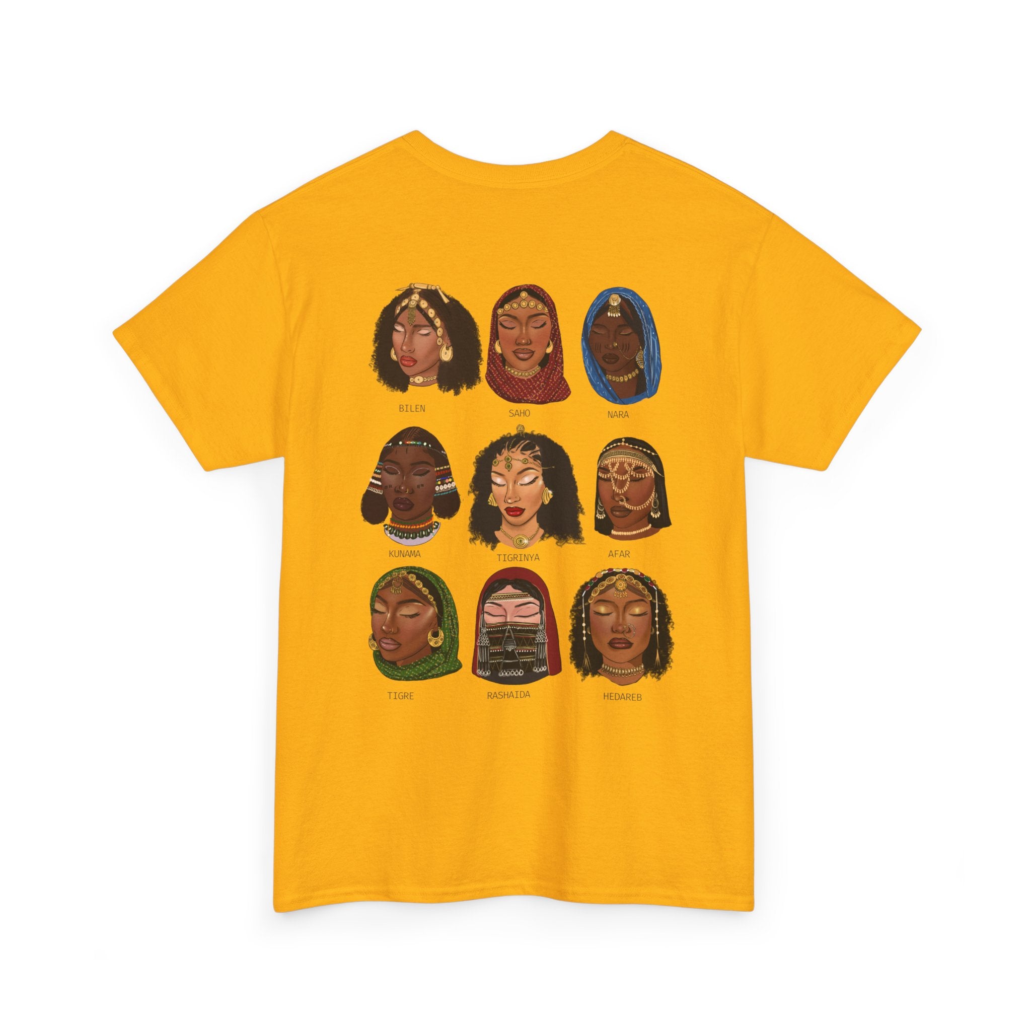 Eritrea Tribes - Unisex Heavy Cotton Tee