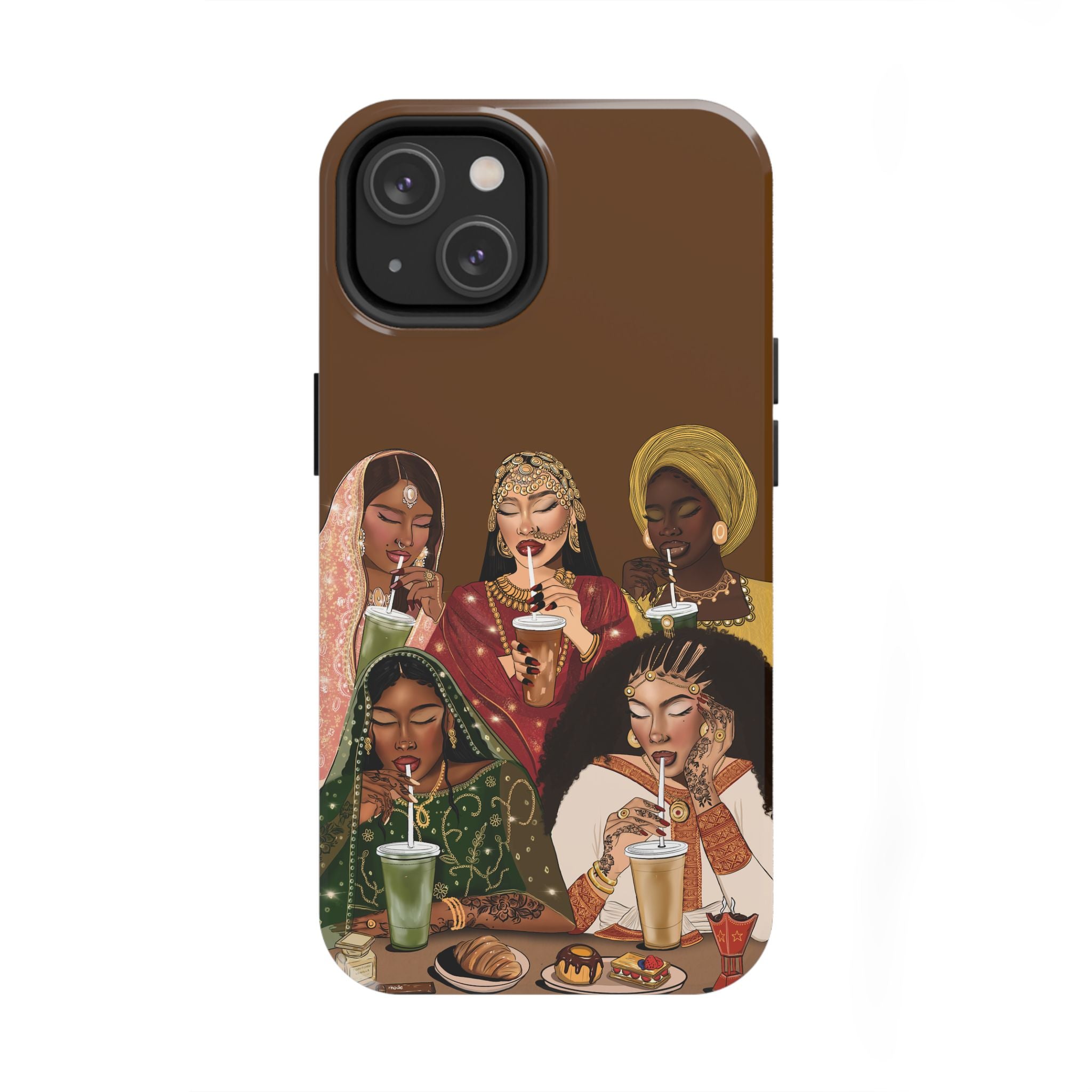 The Girls & Their Drinks - Tough Phone Cases