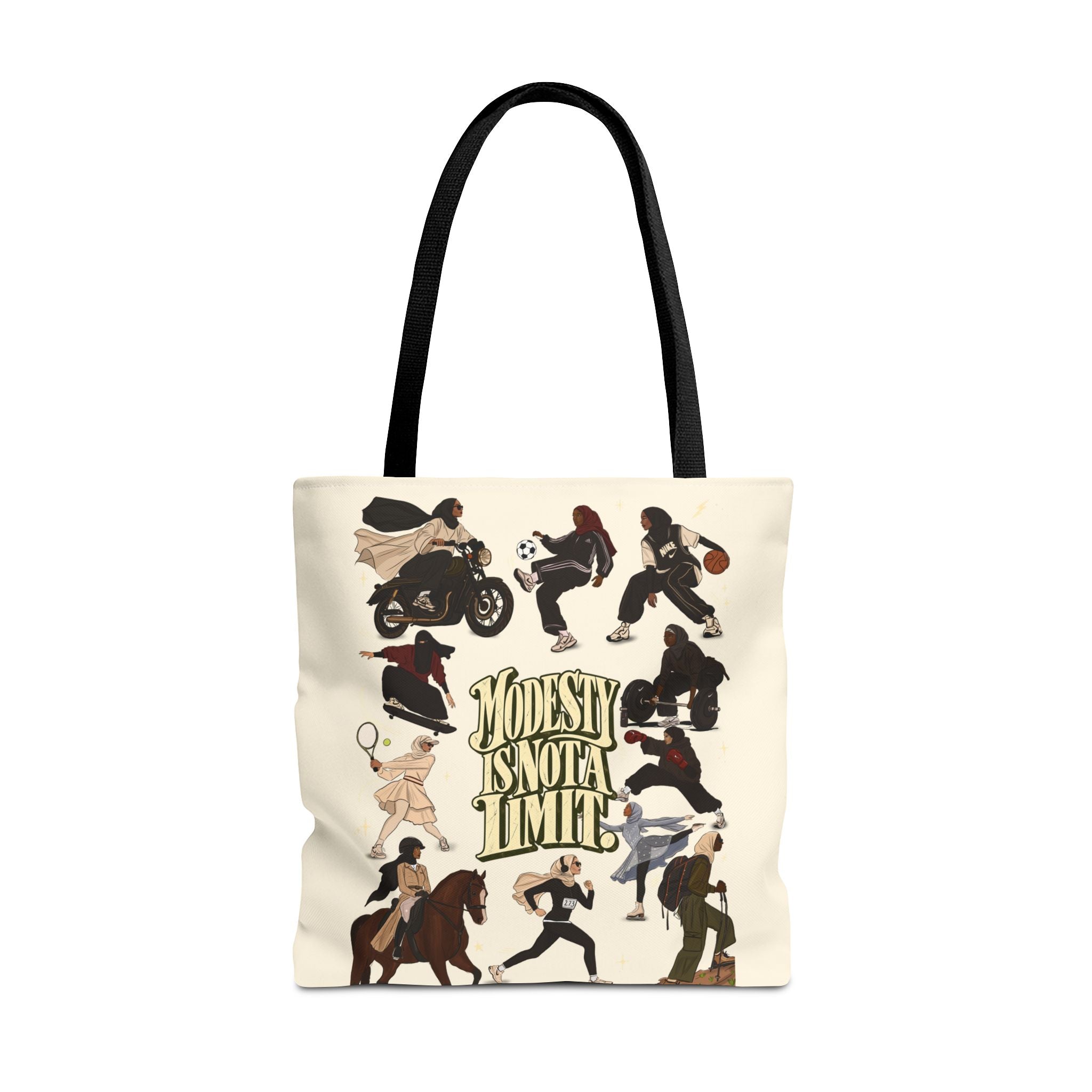 Modesty Is Not A Limit  — Everyday Tote Bag in Cream