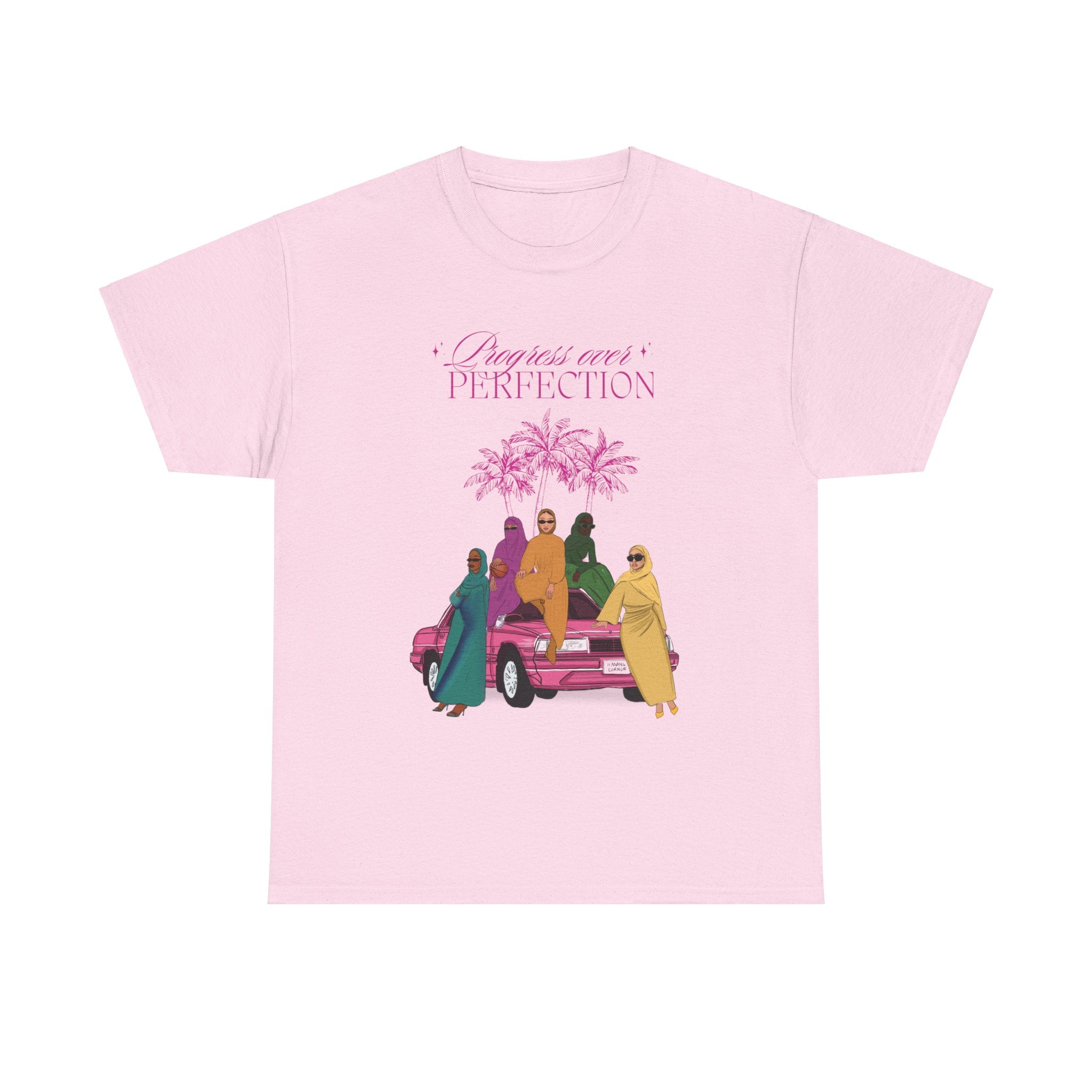 Progress Over Perfection - Unisex Heavy Cotton Tee