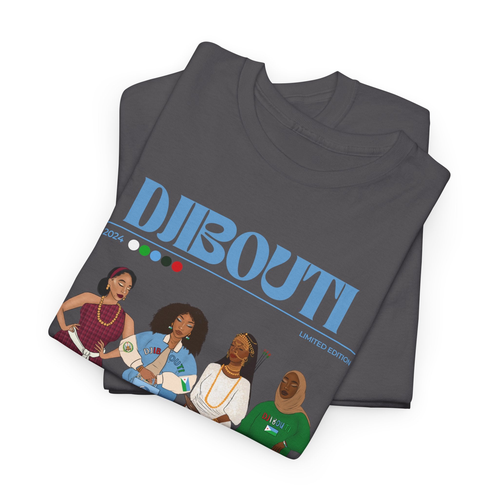 Djibouti x Streetwear Series - Unisex Heavy Cotton Tee
