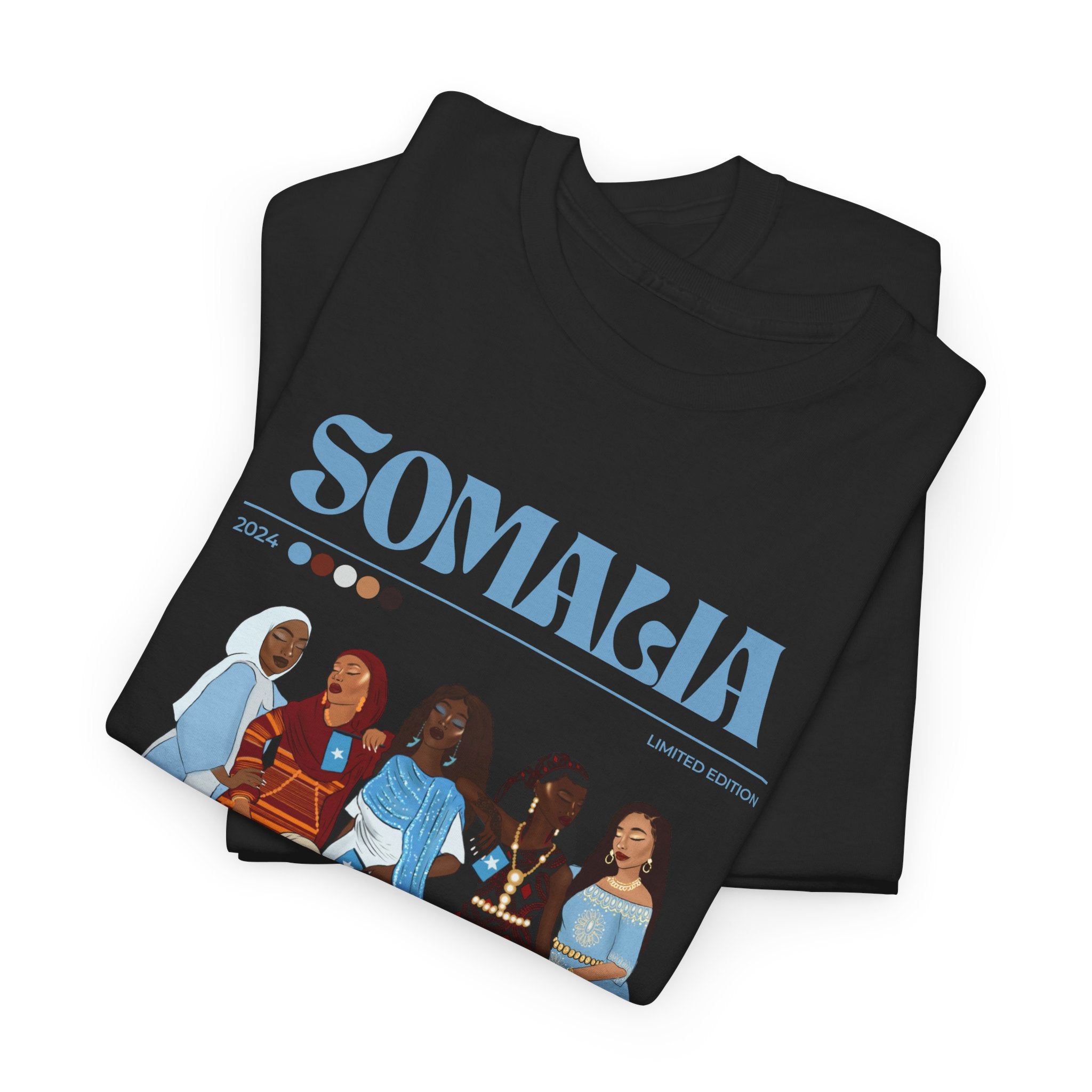 Somalia x Streetwear Series - Unisex Heavy Cotton Tee