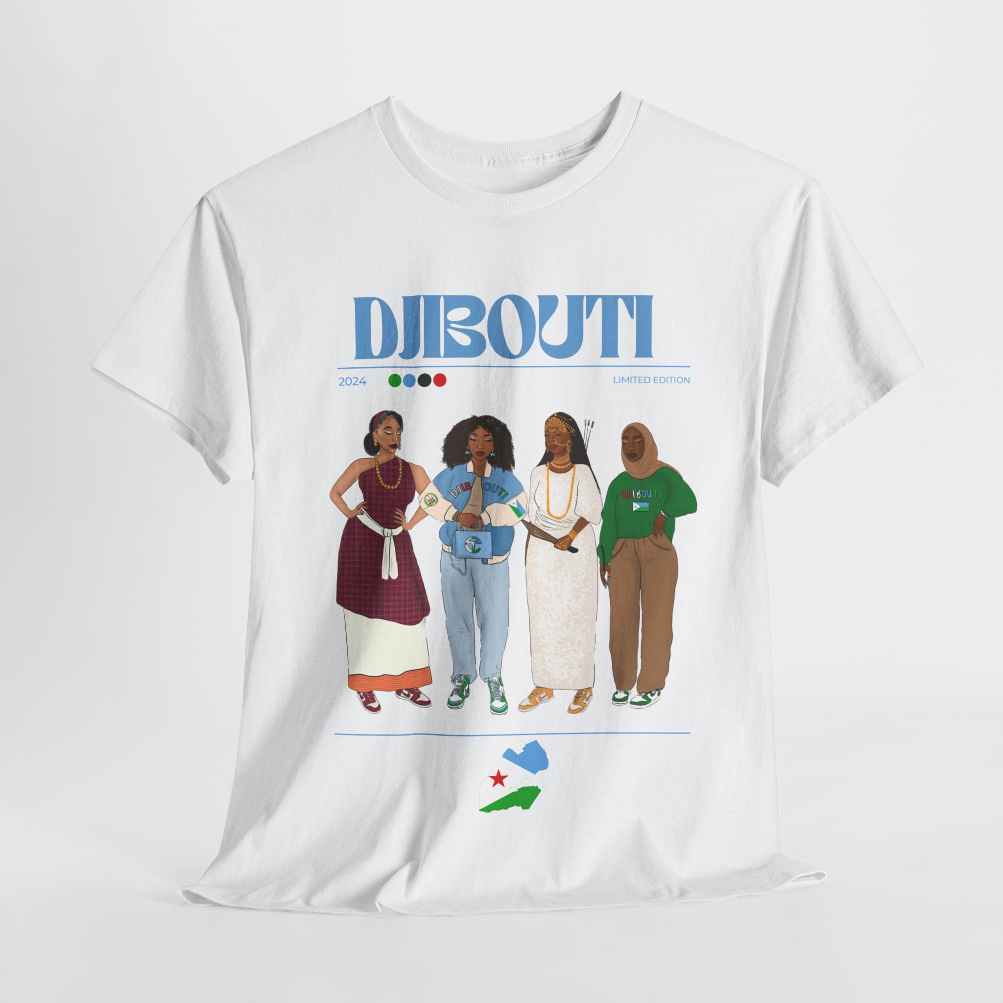 Djibouti x Streetwear Series - Unisex Heavy Cotton Tee