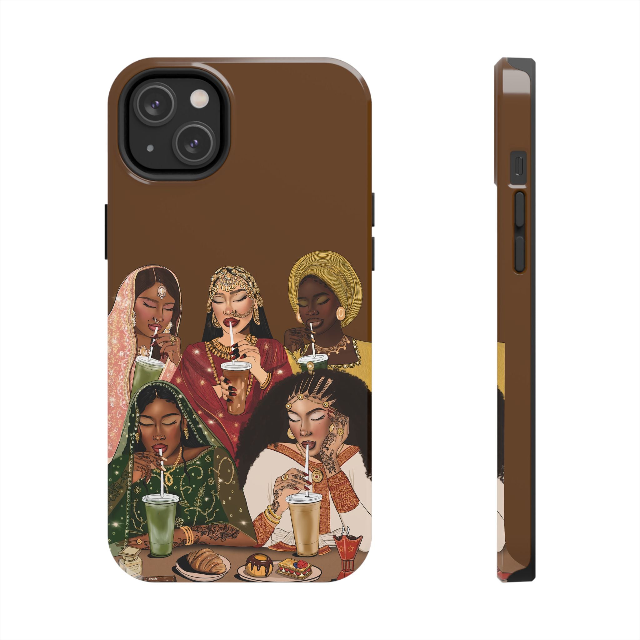 The Girls & Their Drinks - Tough Phone Cases