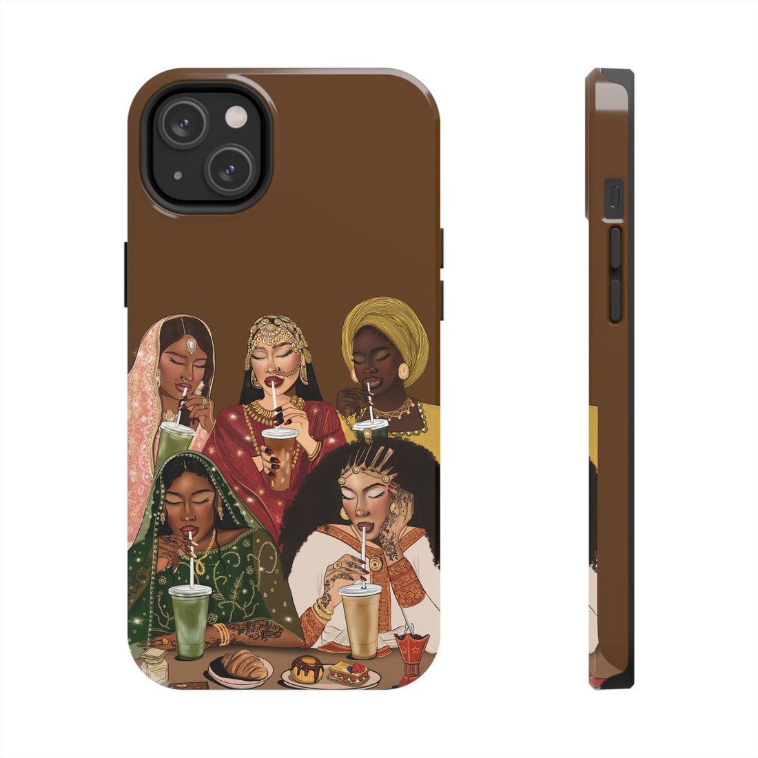 The Girls & Their Drinks - Tough Phone Cases