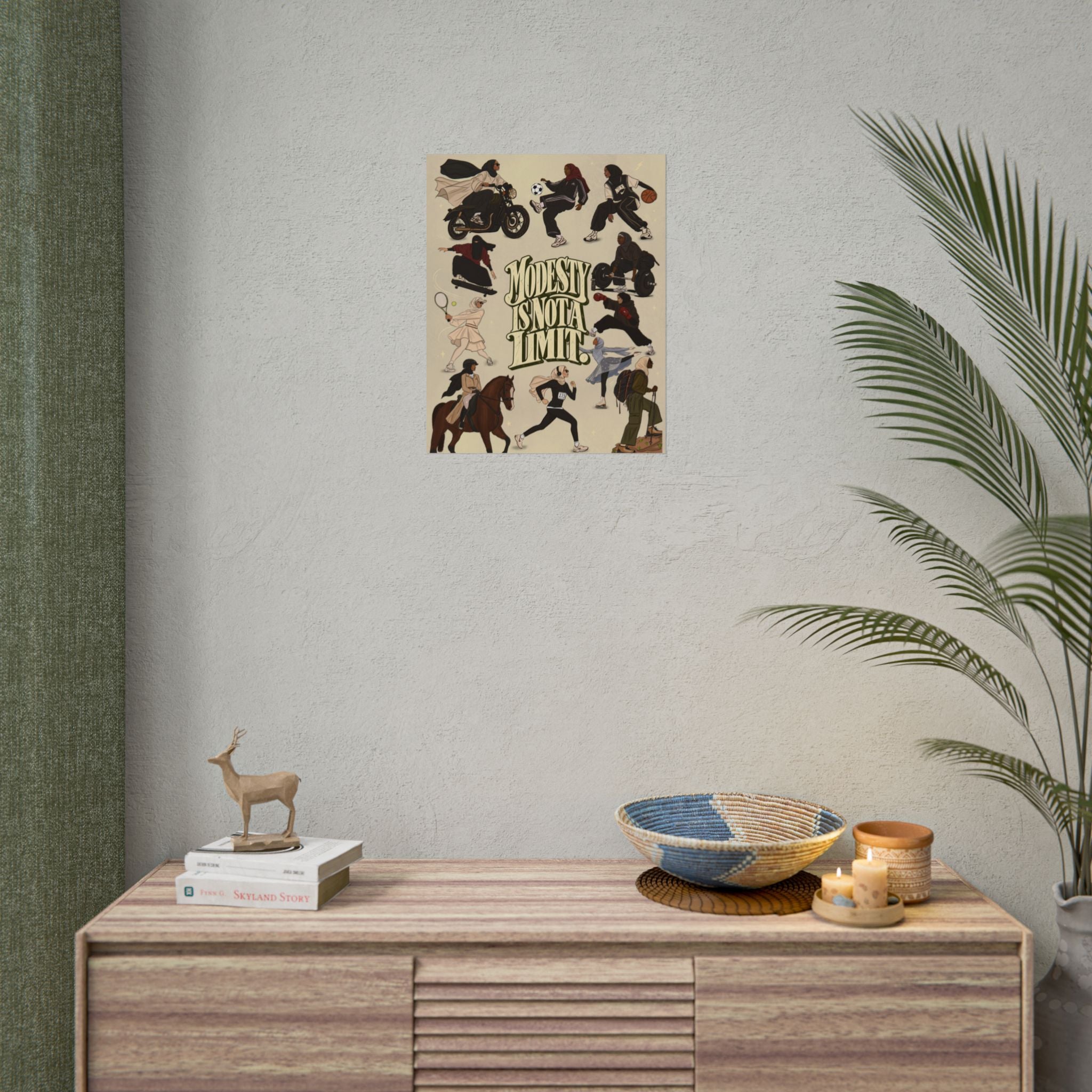 Modesty Is Not A Limit - Poster Print