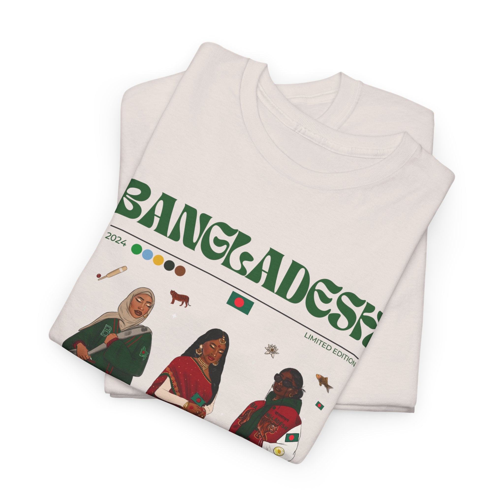 Bangladesh x Streetwear Series - Unisex Heavy Cotton Tee