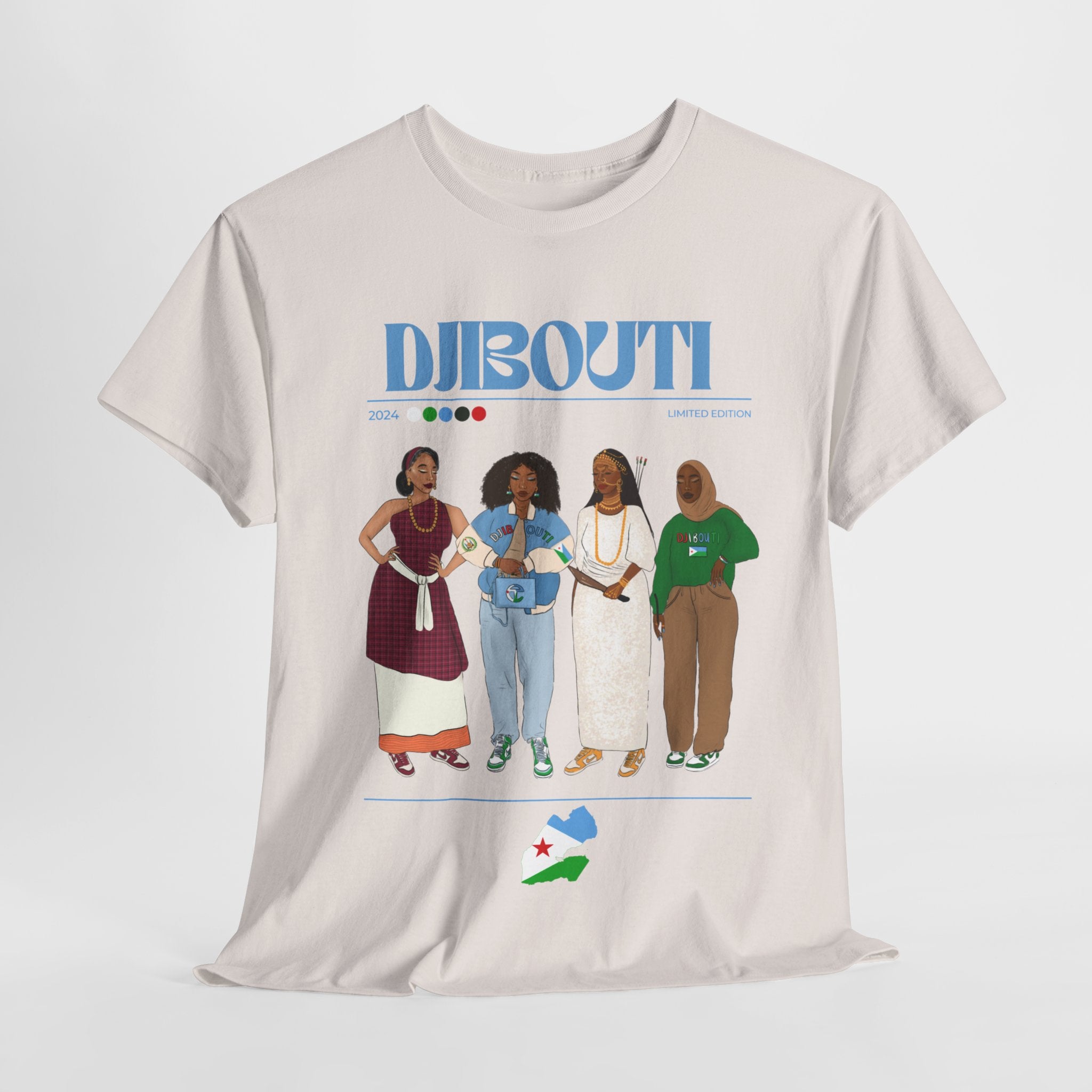 Djibouti x Streetwear Series - Unisex Heavy Cotton Tee