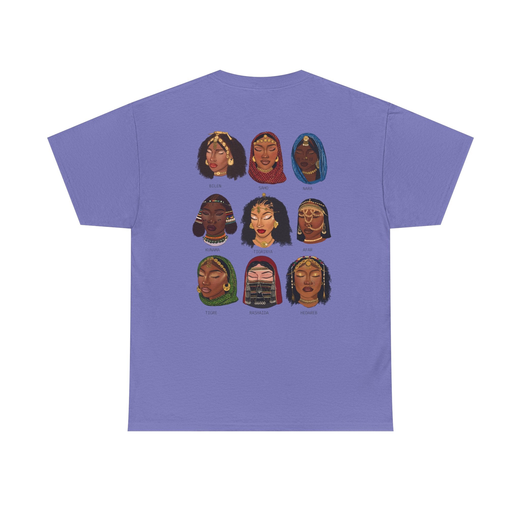 Eritrea Tribes - Unisex Heavy Cotton Tee