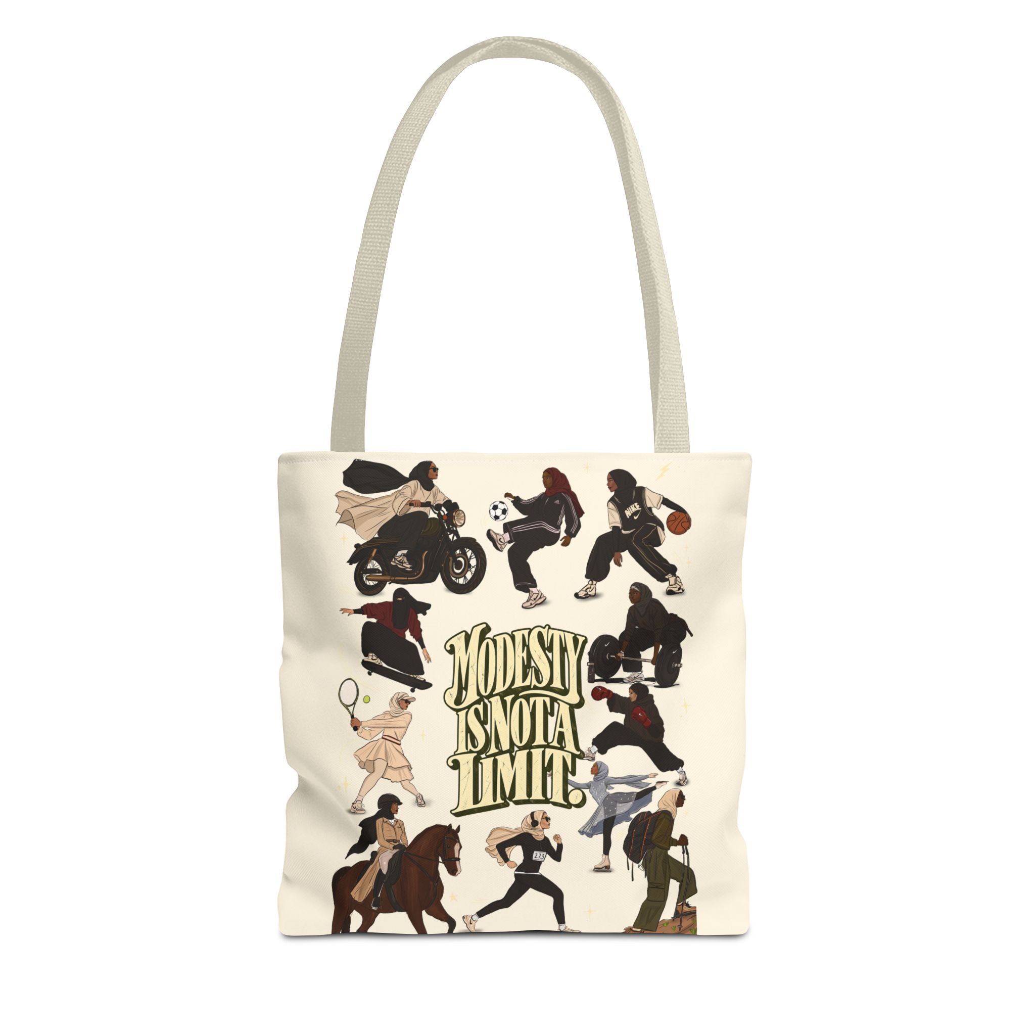 Modesty Is Not A Limit  — Everyday Tote Bag in Cream
