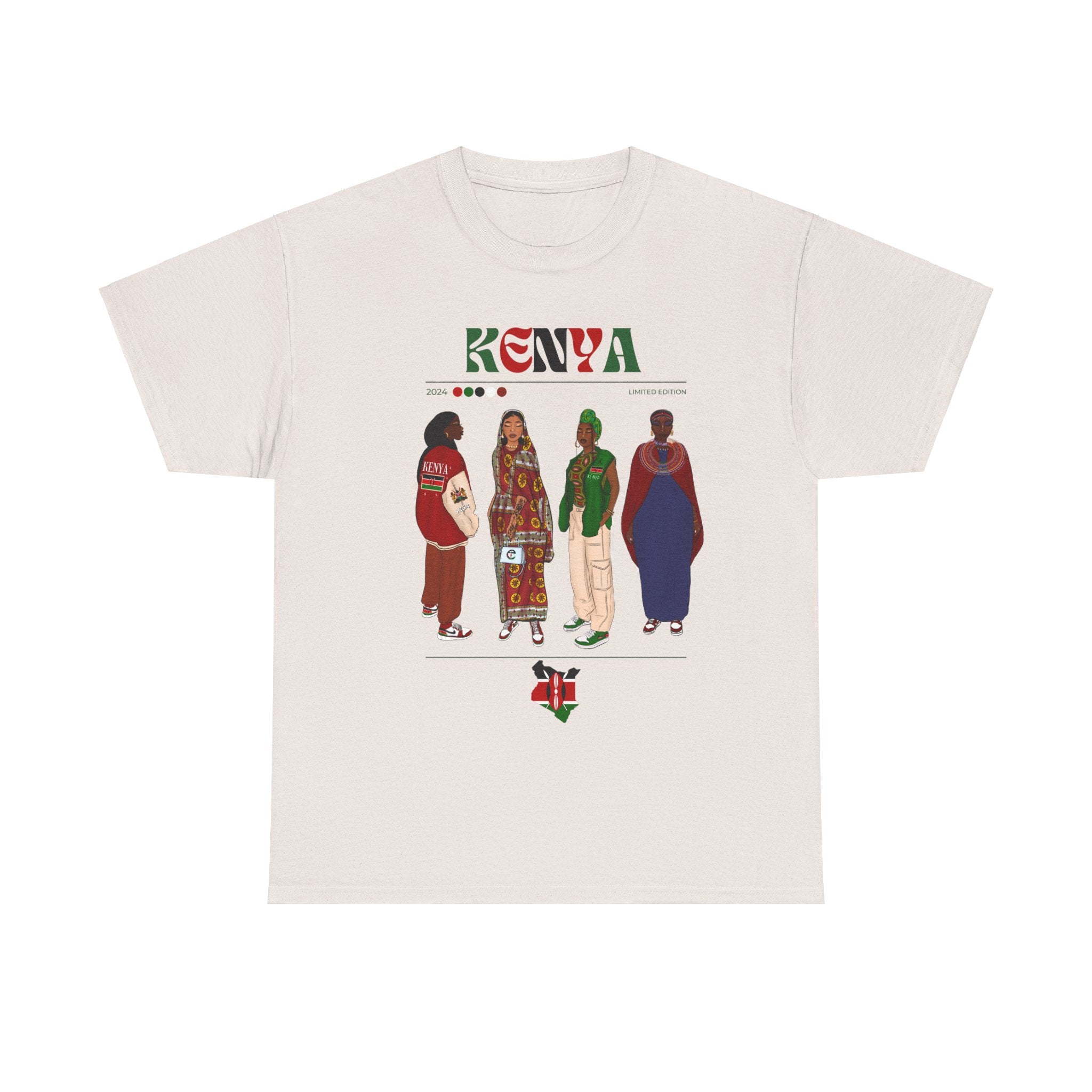 Kenya x Streetwear Series - Unisex Heavy Cotton Tee