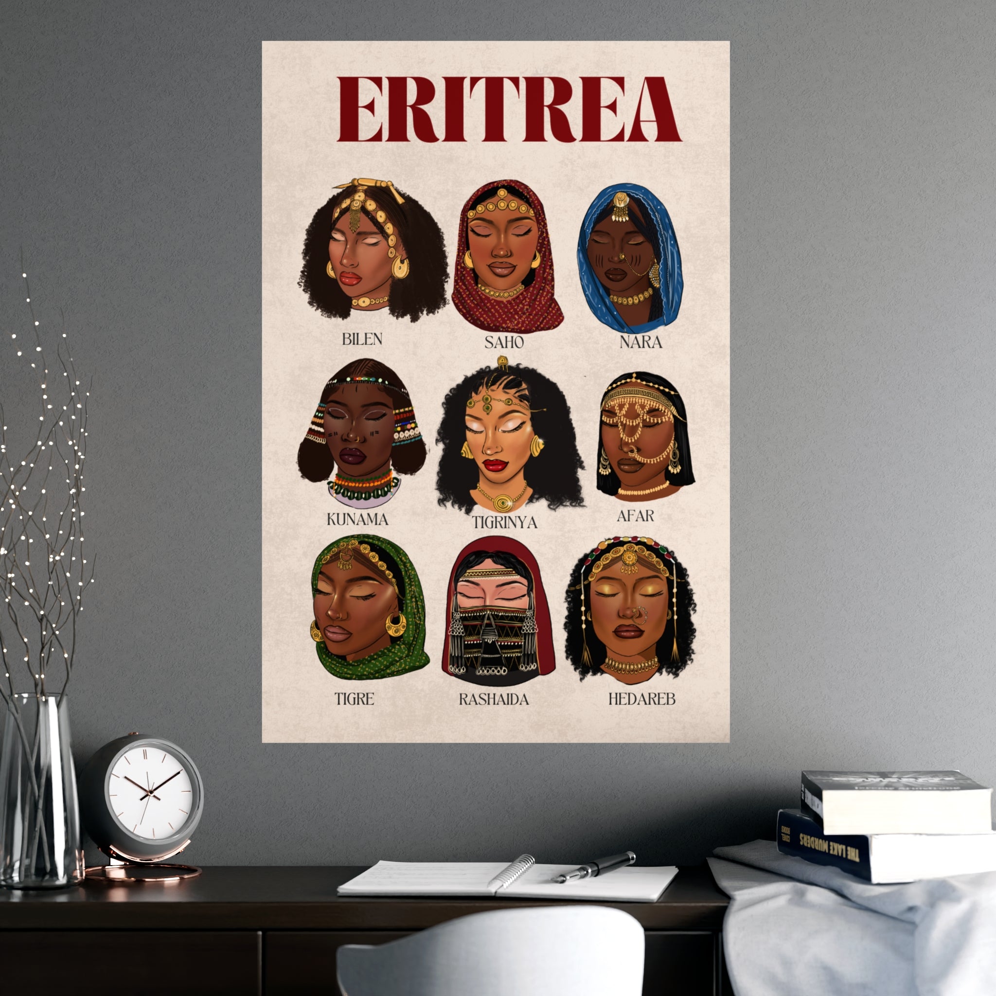 Vertical and Horizontal Matte Posters