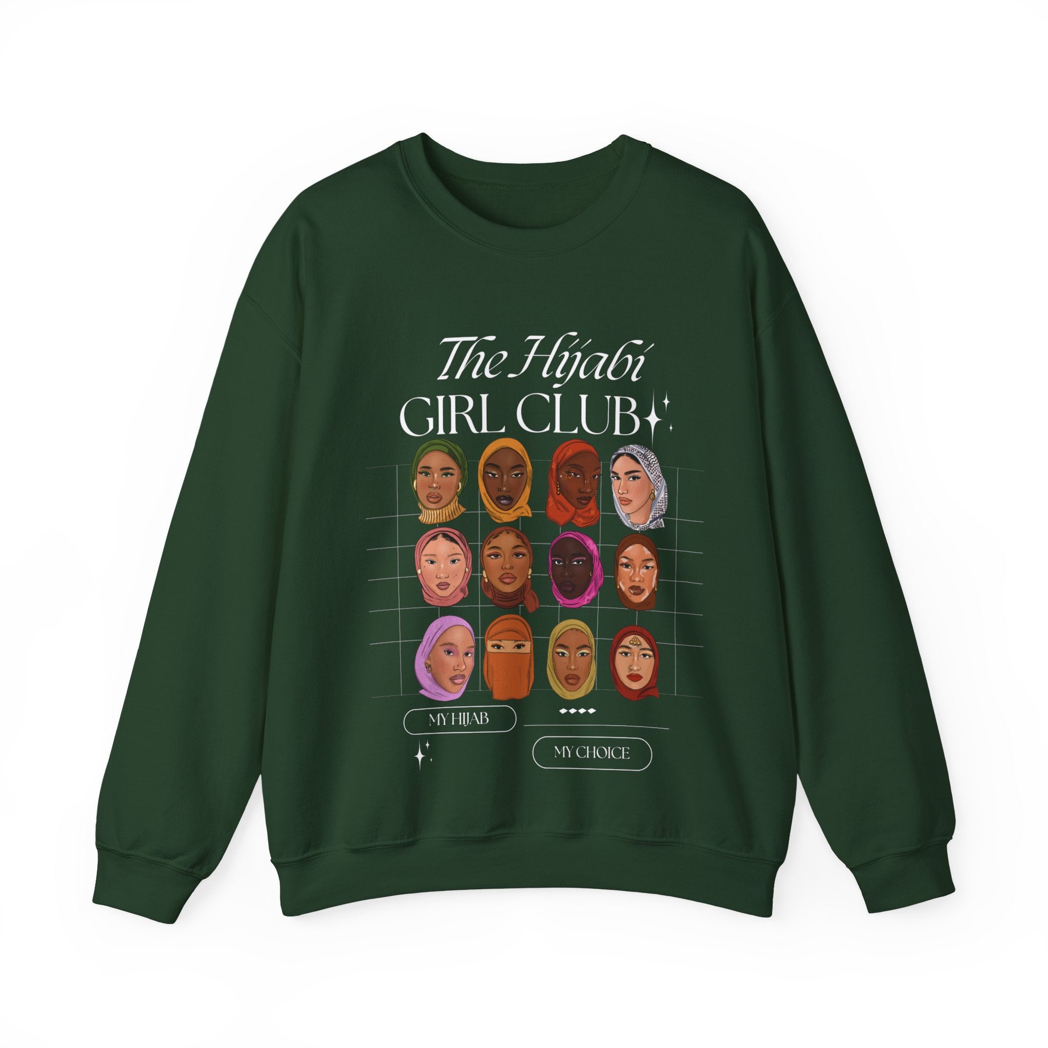 Hijabi Girl Club Vol. 2 - Crewneck Sweatshirt