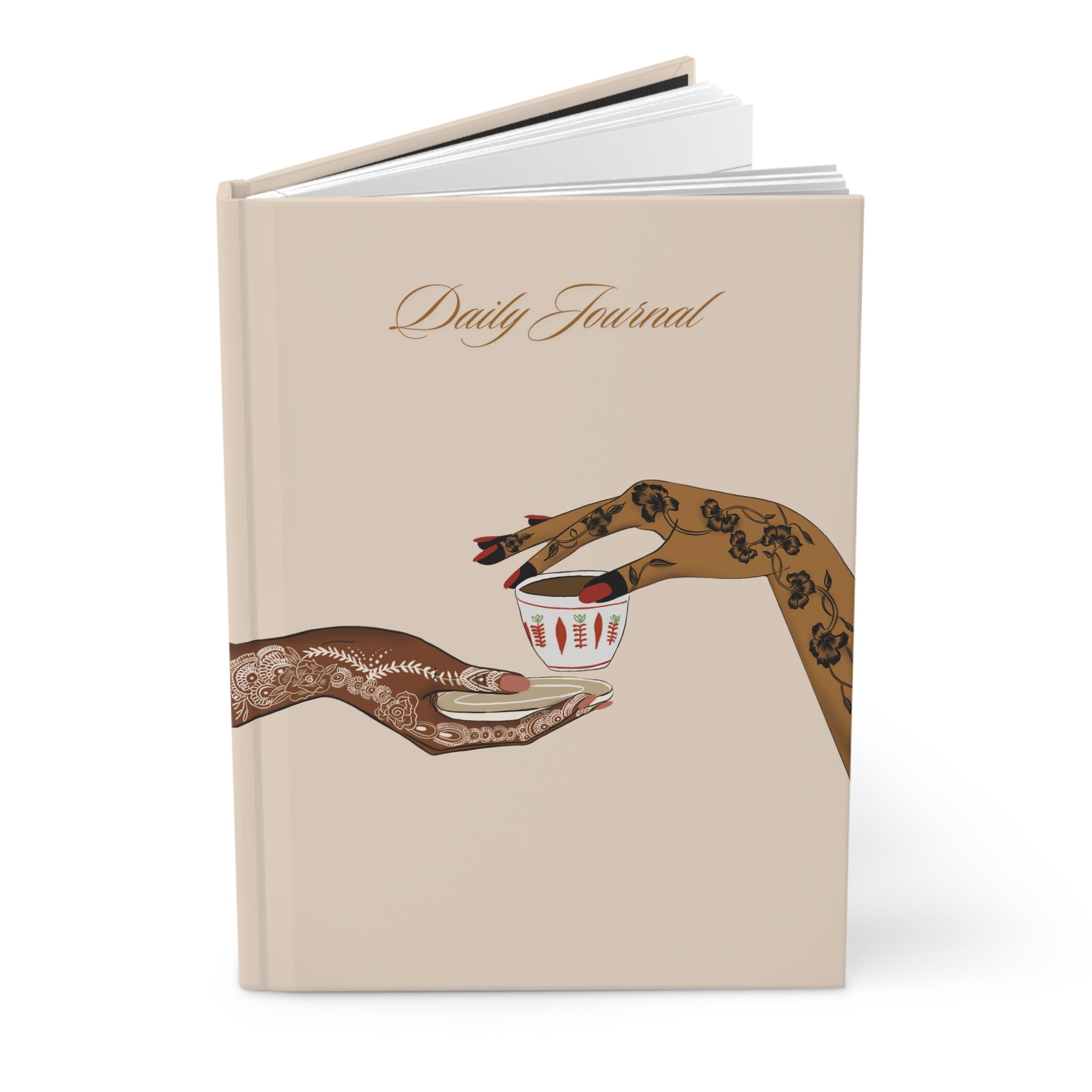 Henna & Coffee Hardcover Journal Matte