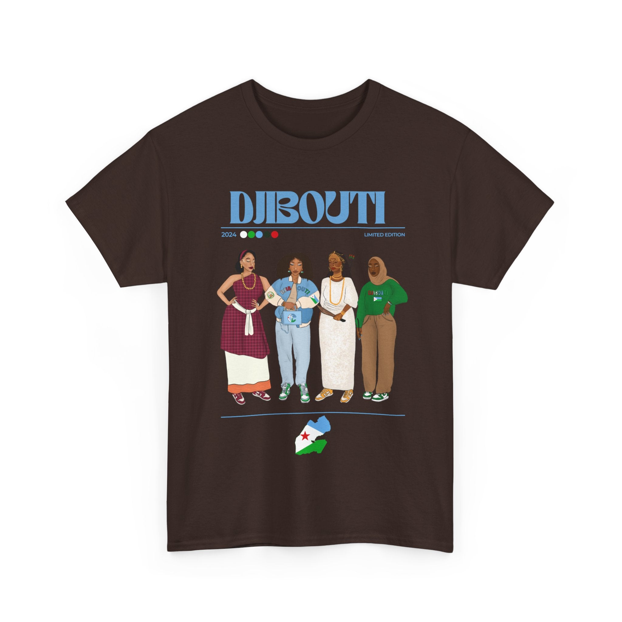 Djibouti x Streetwear Series - Unisex Heavy Cotton Tee