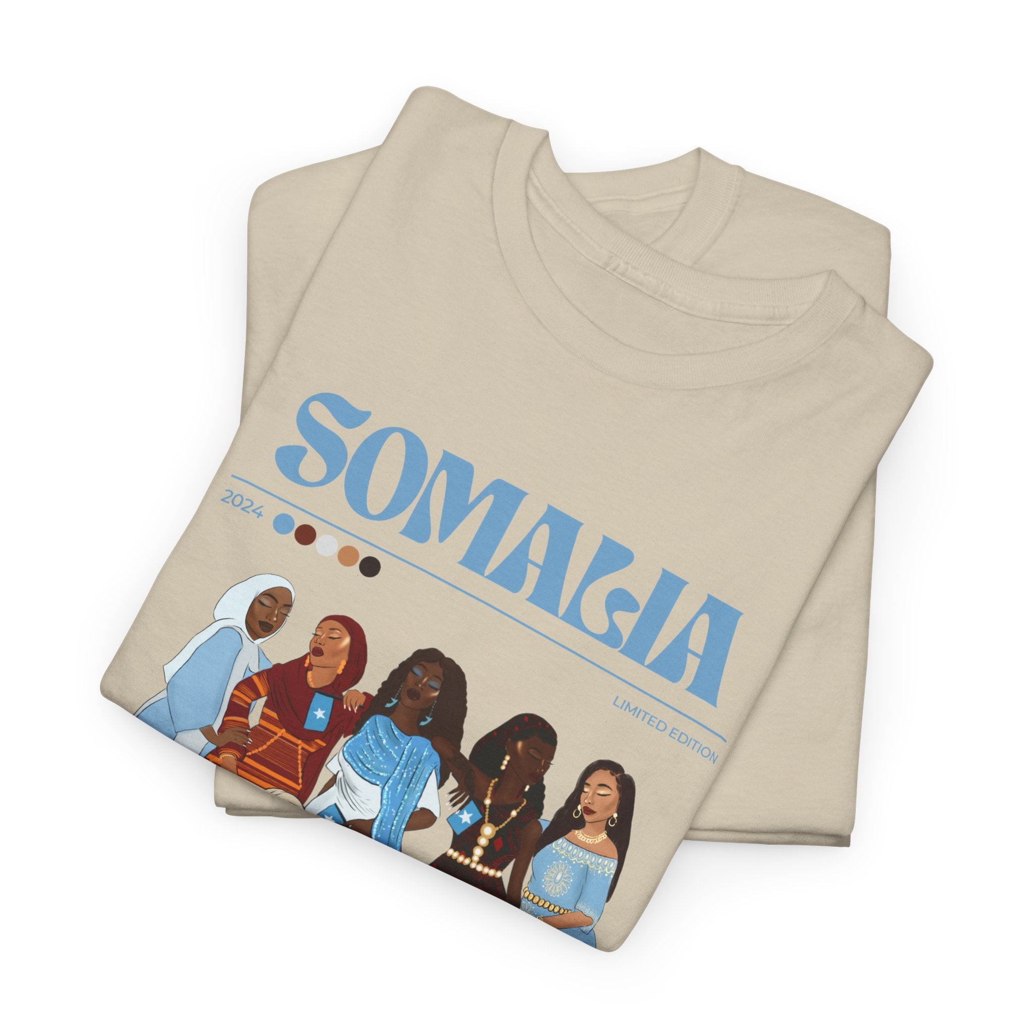Somalia x Streetwear Series - Unisex Heavy Cotton Tee