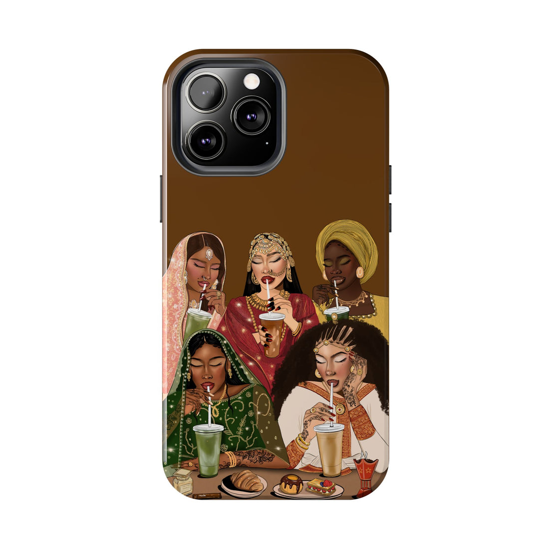 The Girls & Their Drinks - Tough Phone Cases