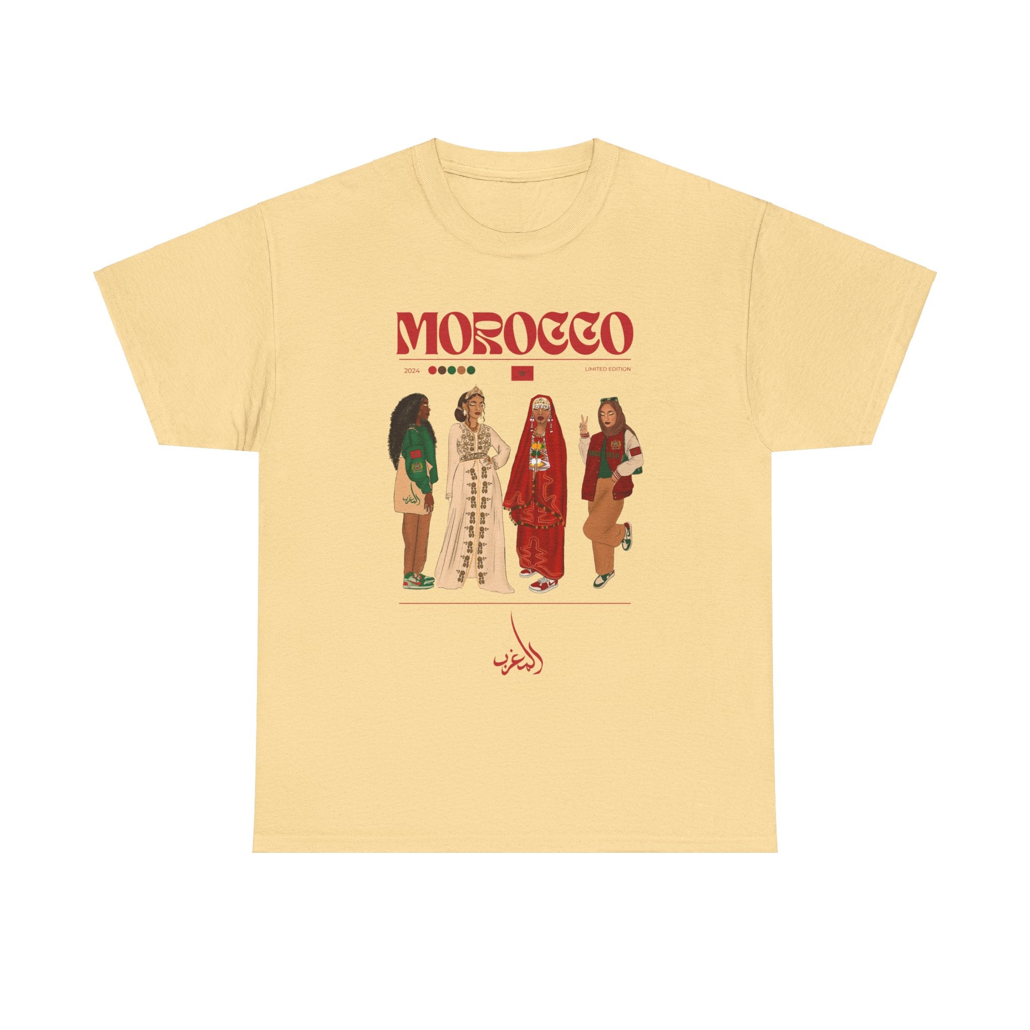 Morocco x Streetwear - Unisex Heavy Cotton Tee