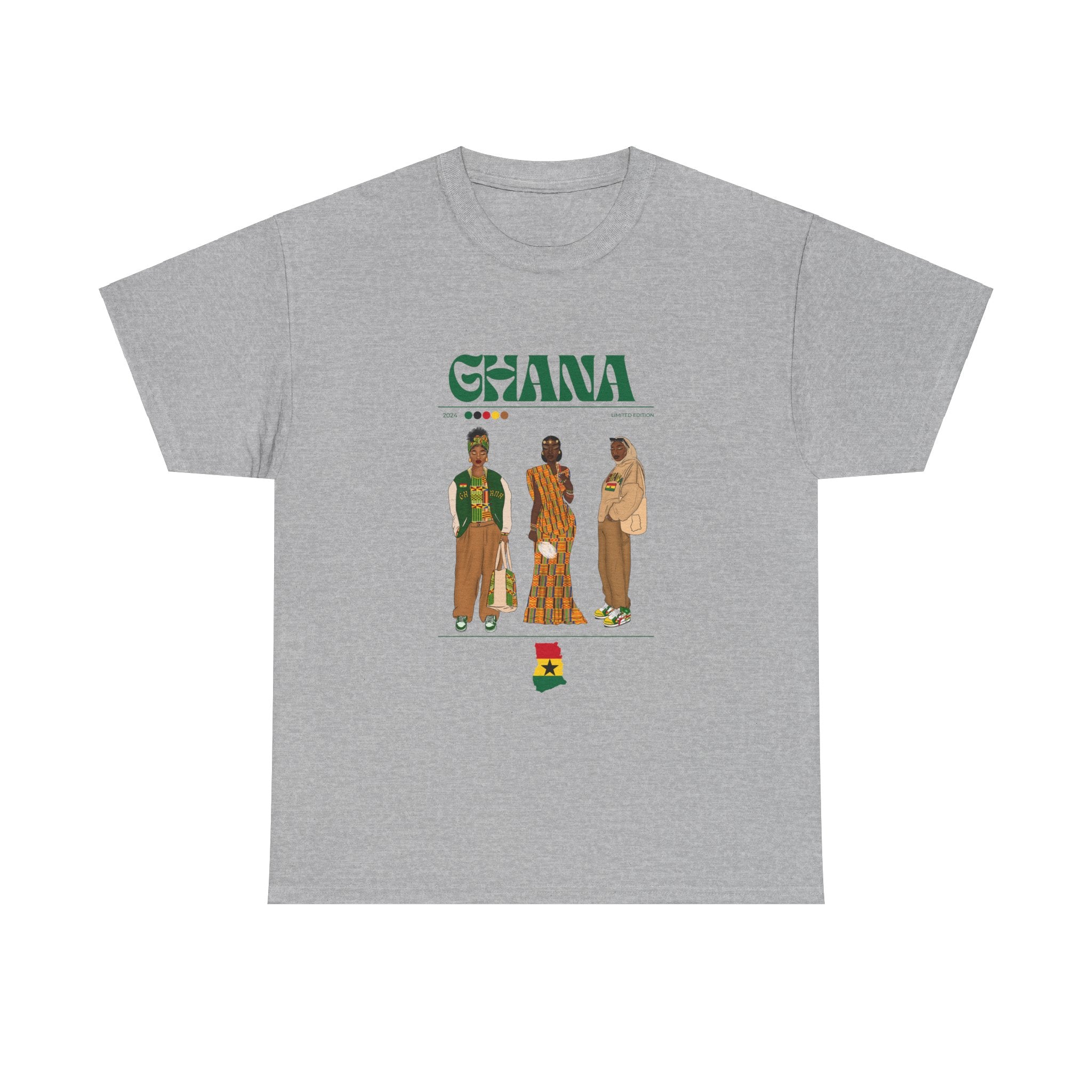 Ghana x Streetwear Series - Unisex Heavy Cotton Tee