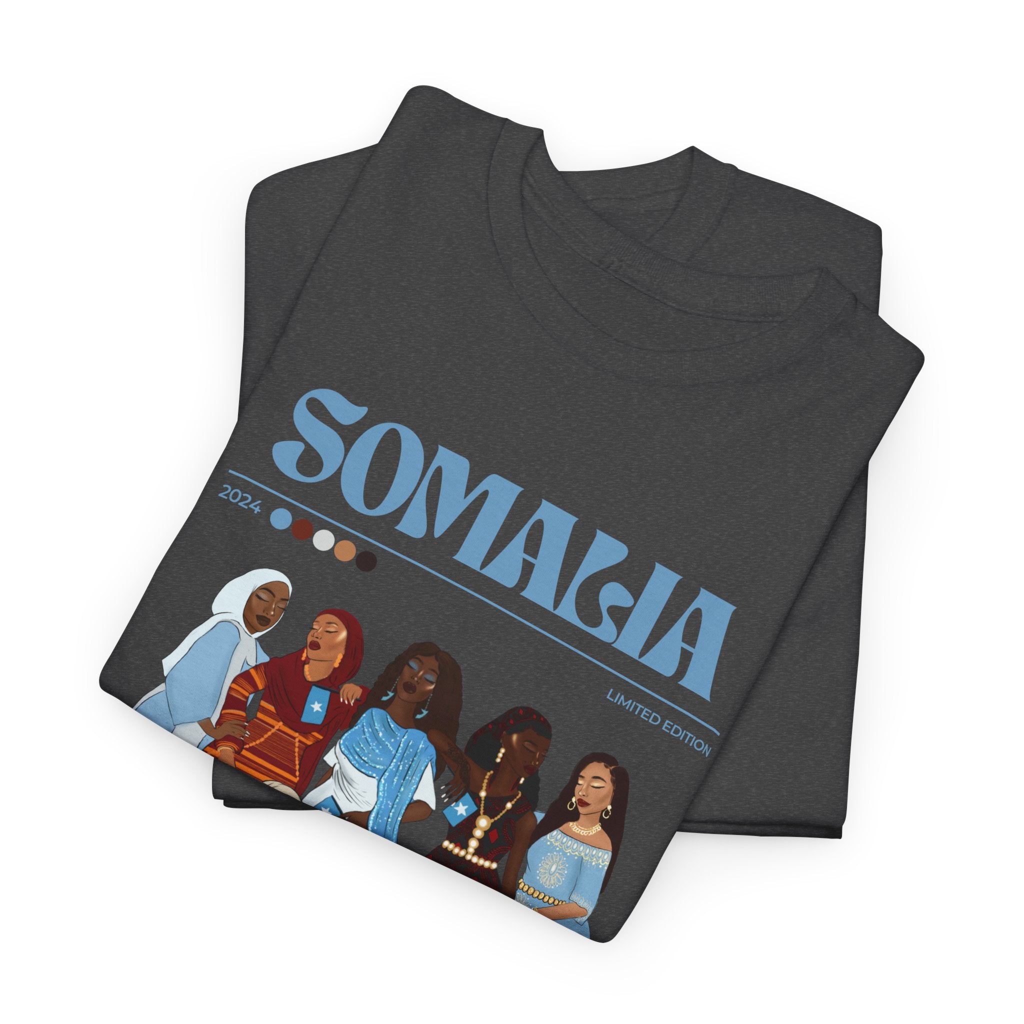 Somalia x Streetwear Series - Unisex Heavy Cotton Tee