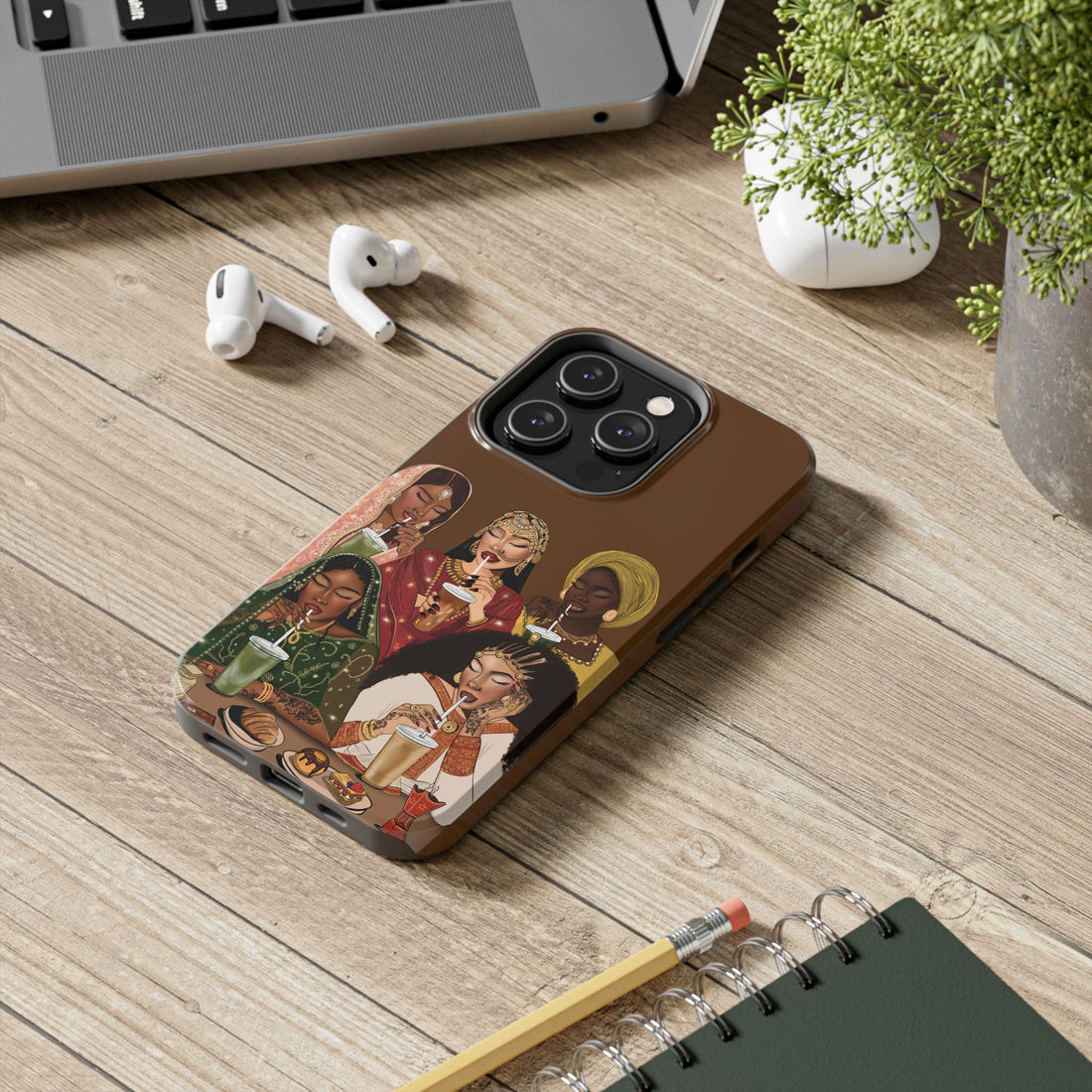 The Girls & Their Drinks - Tough Phone Cases