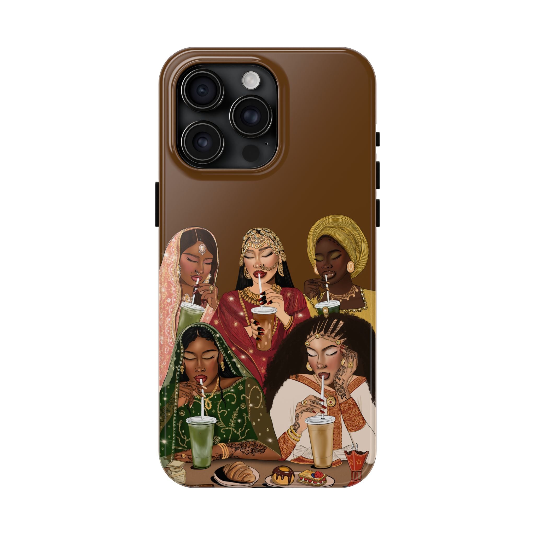 The Girls & Their Drinks - Tough Phone Cases