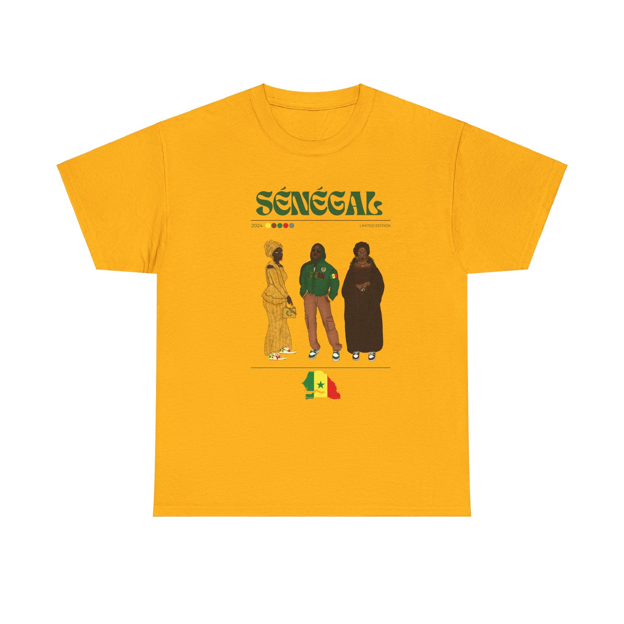Senegal x Streetwear Series - Unisex Heavy Cotton Tee
