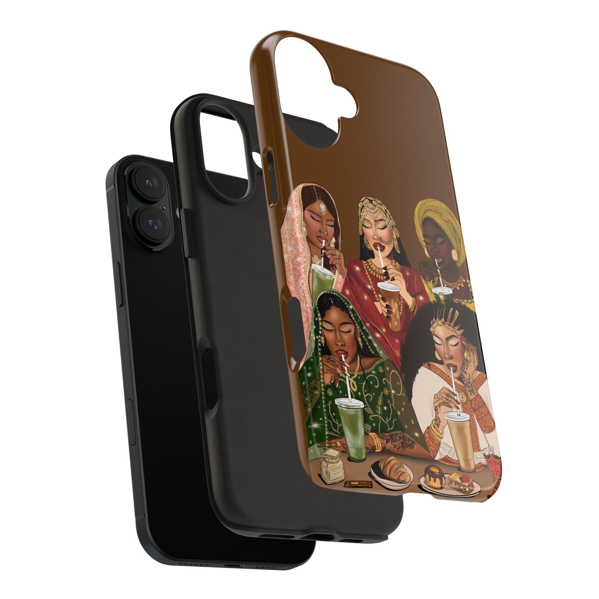 The Girls & Their Drinks - Tough Phone Cases