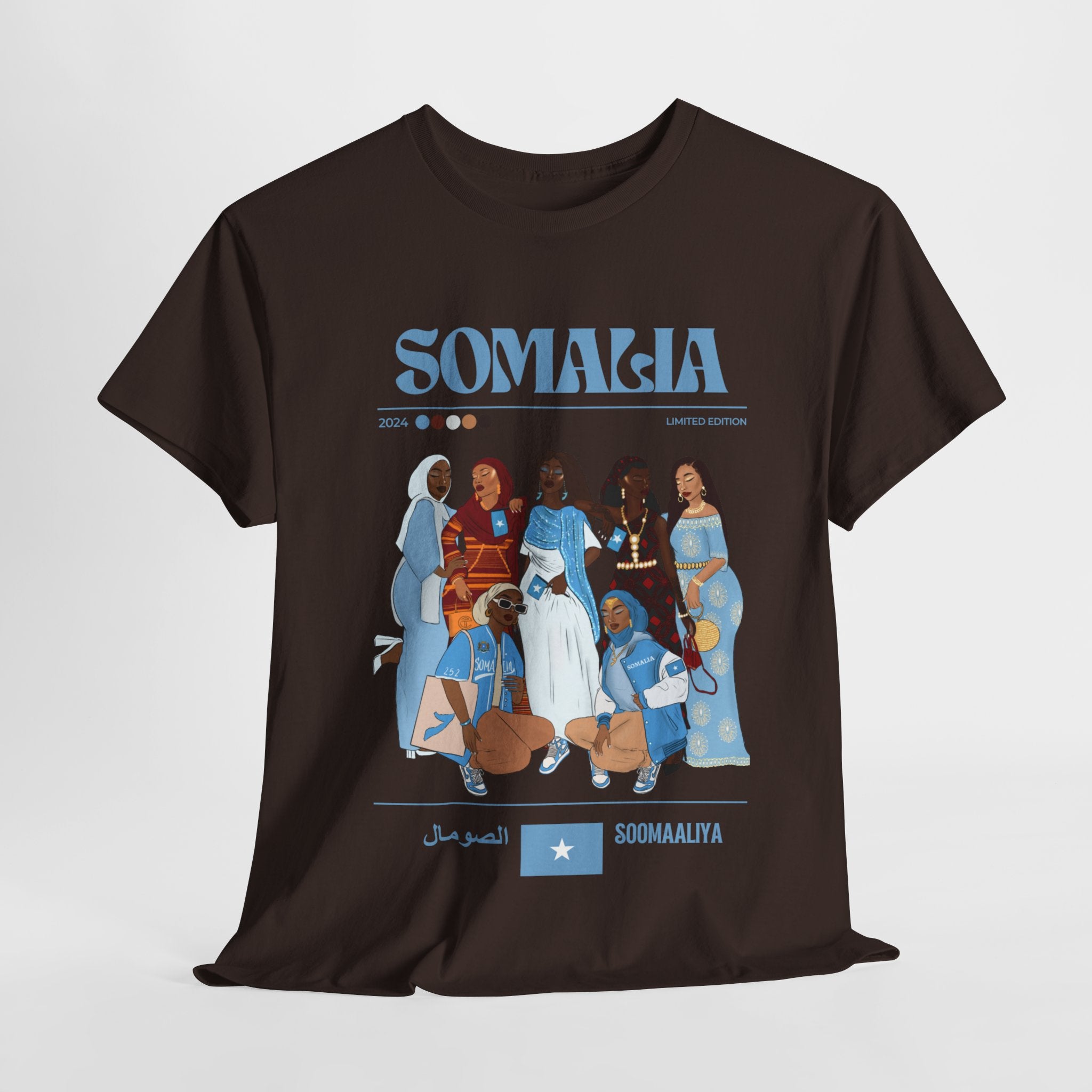 Somalia x Streetwear Series - Unisex Heavy Cotton Tee