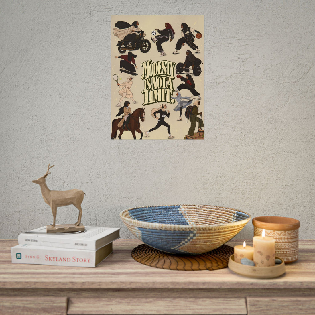 Modesty Is Not A Limit - Poster Print